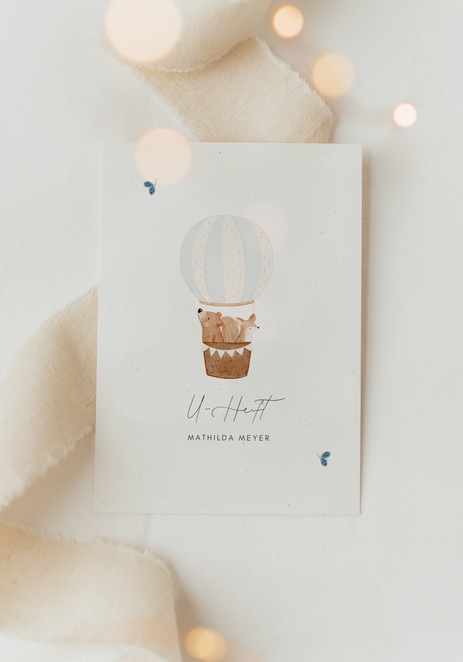 U-Heft Hülle Heißluftballon