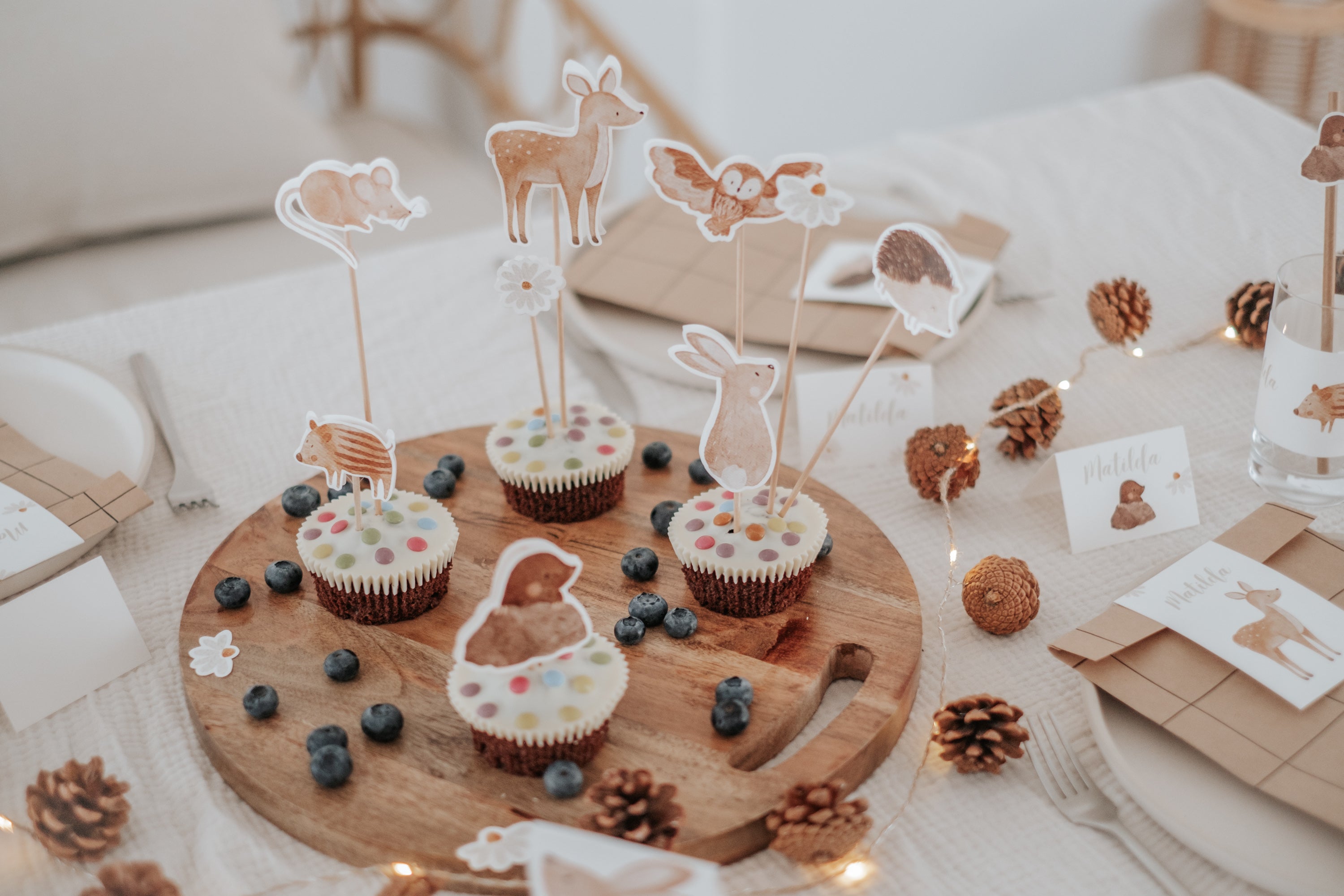 Caketopper Waldtiere