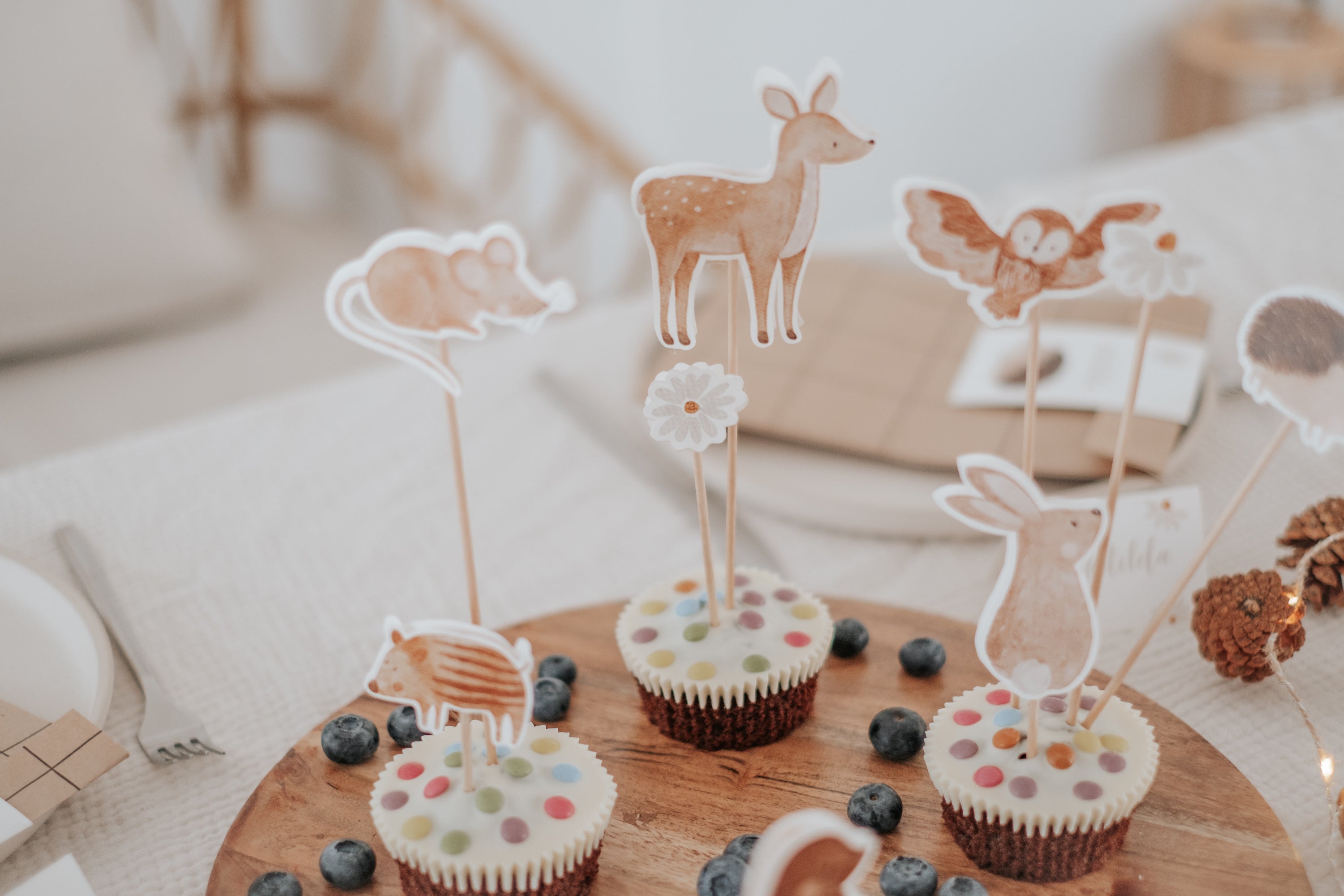 Caketopper Waldtiere