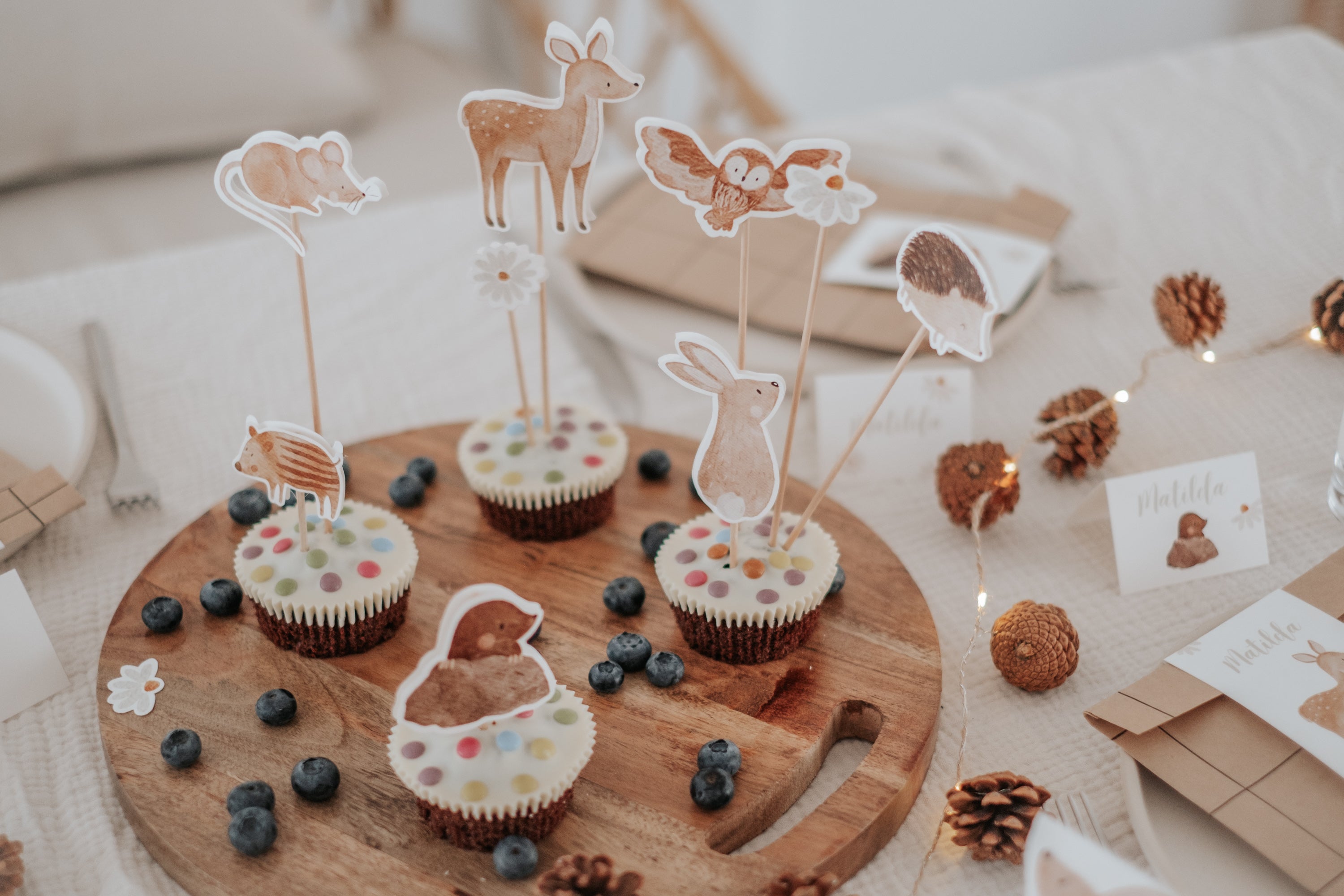 Caketopper Waldtiere