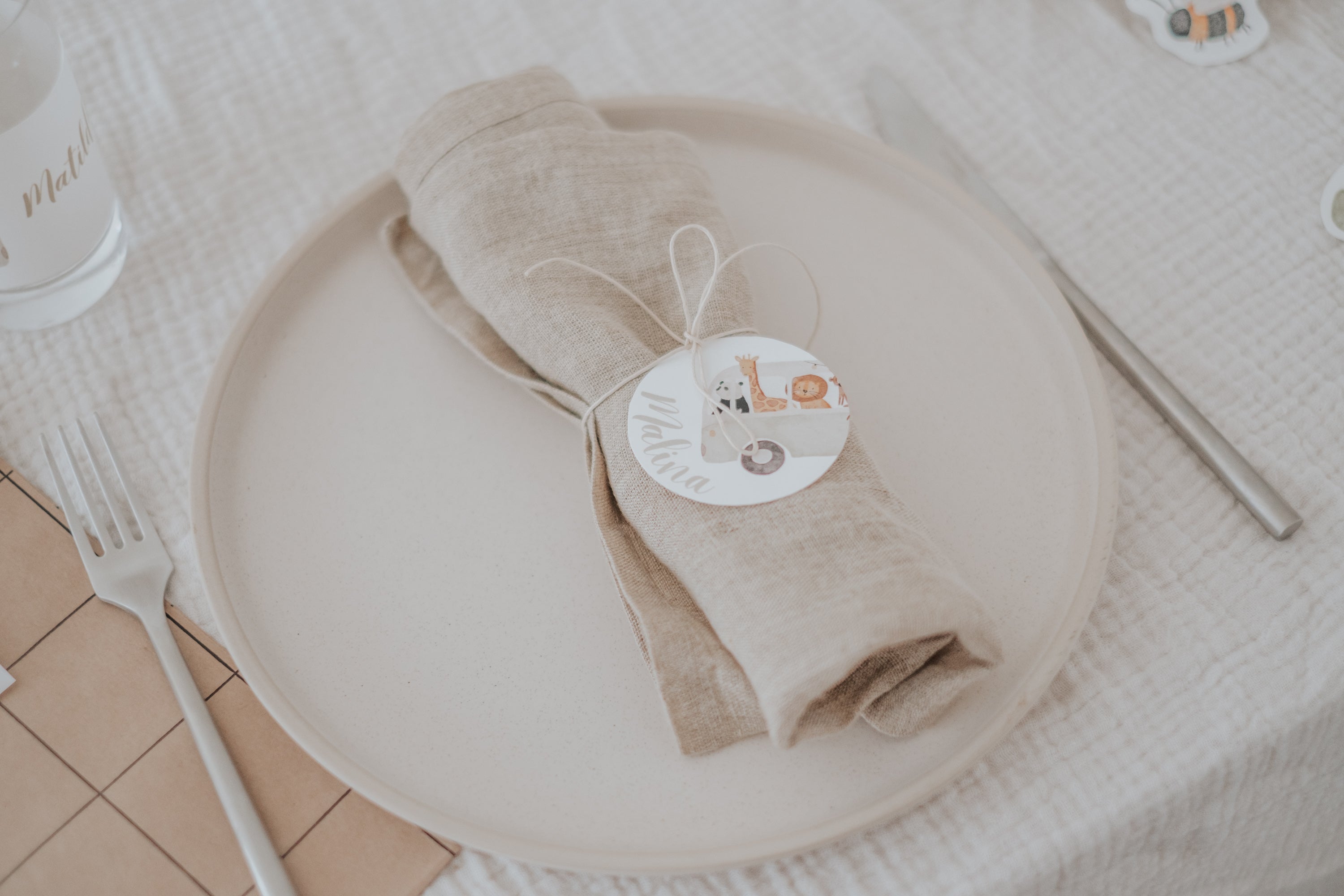 Geschenkanhänger Safaribus