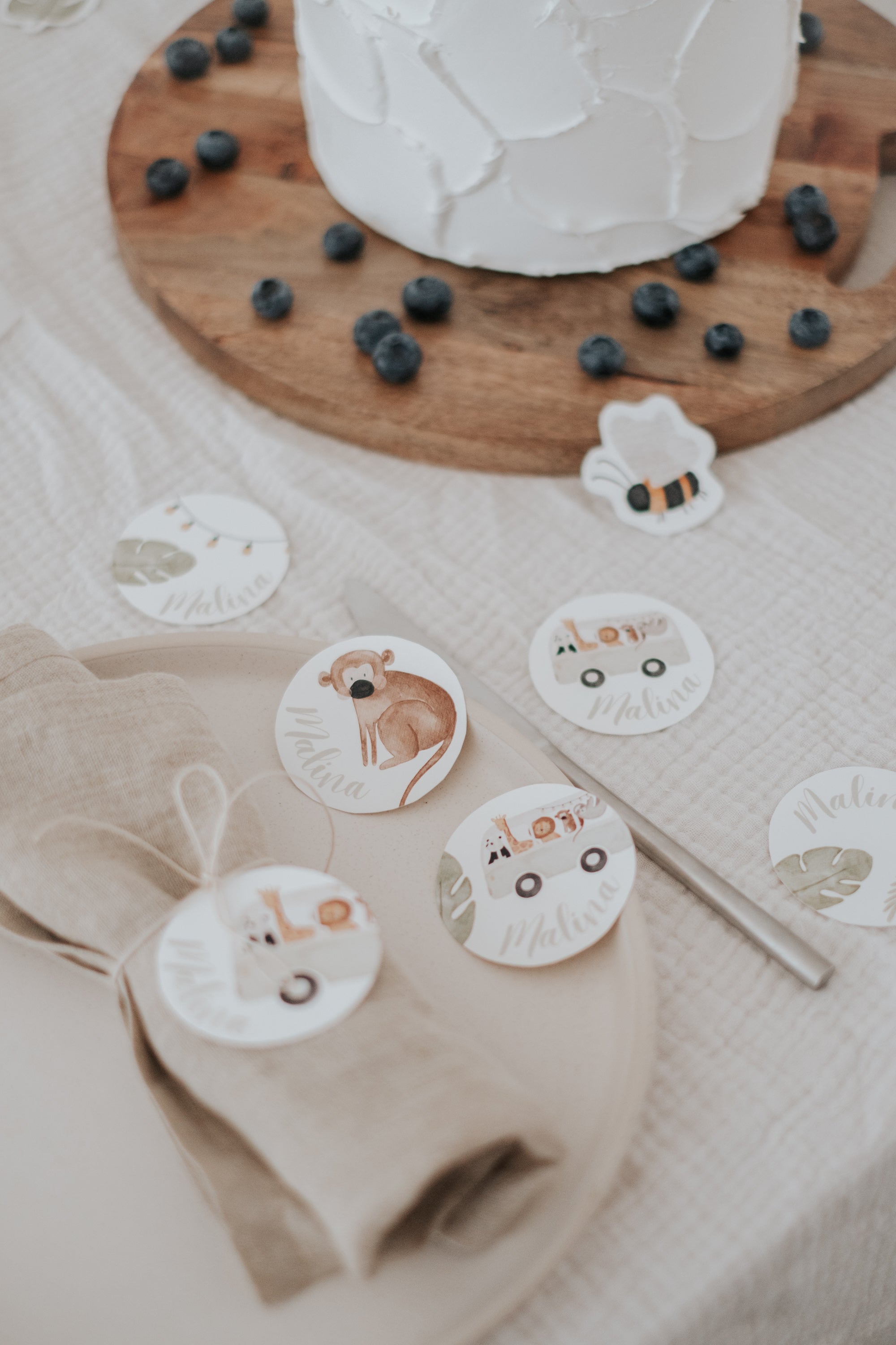 Geschenkanhänger Safaribus