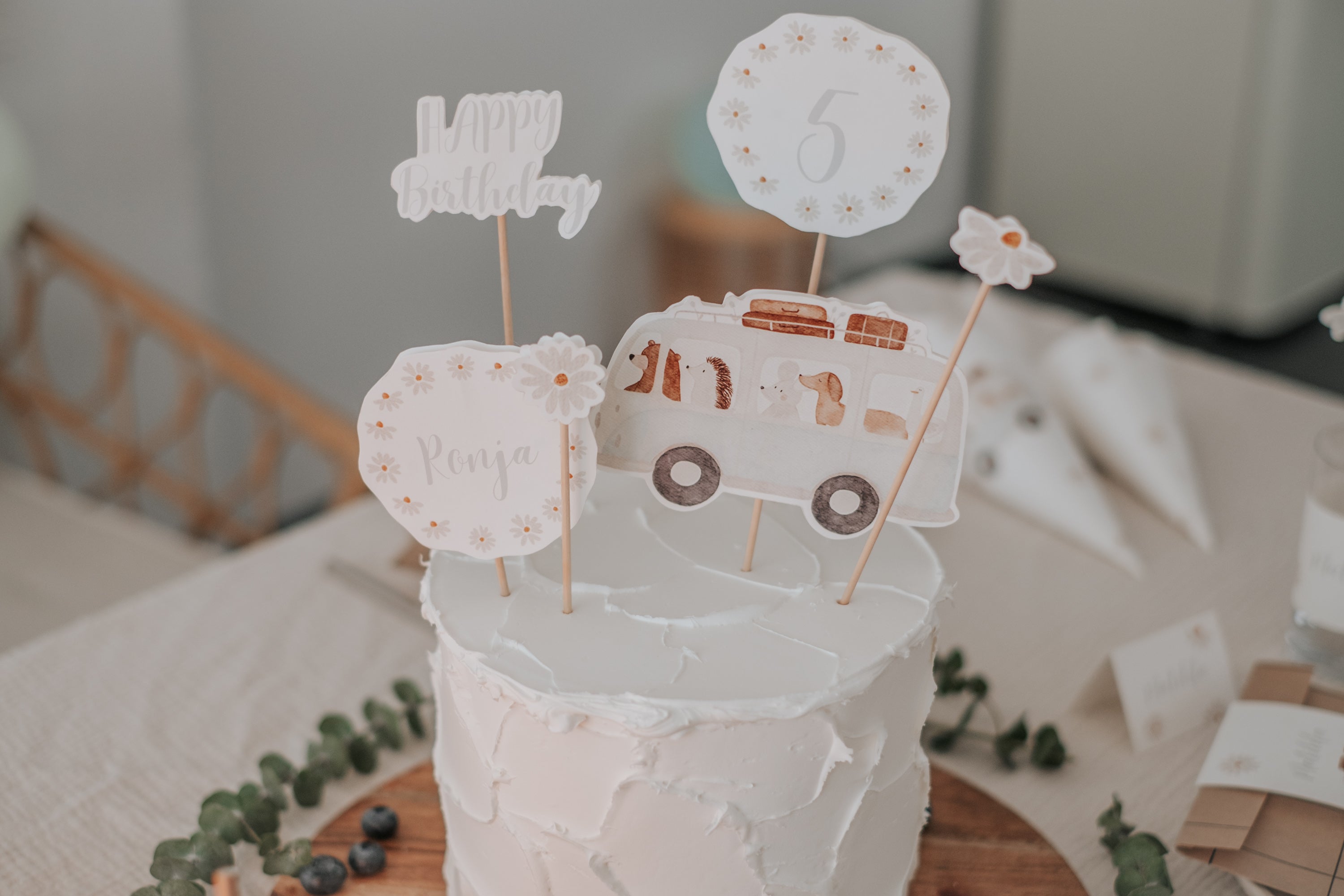 Caketopper Tierbus