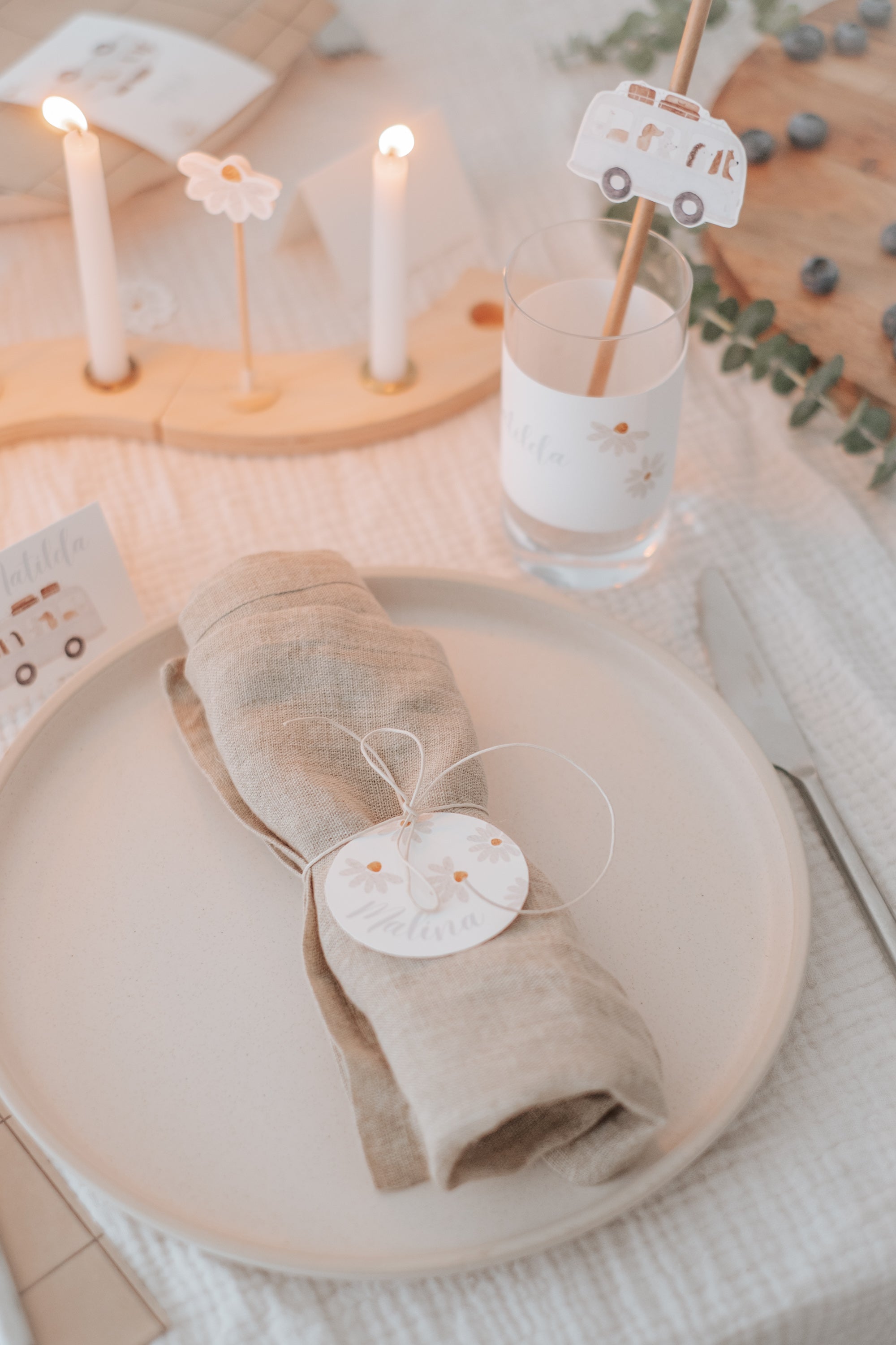 Geschenkanhänger Tierbus