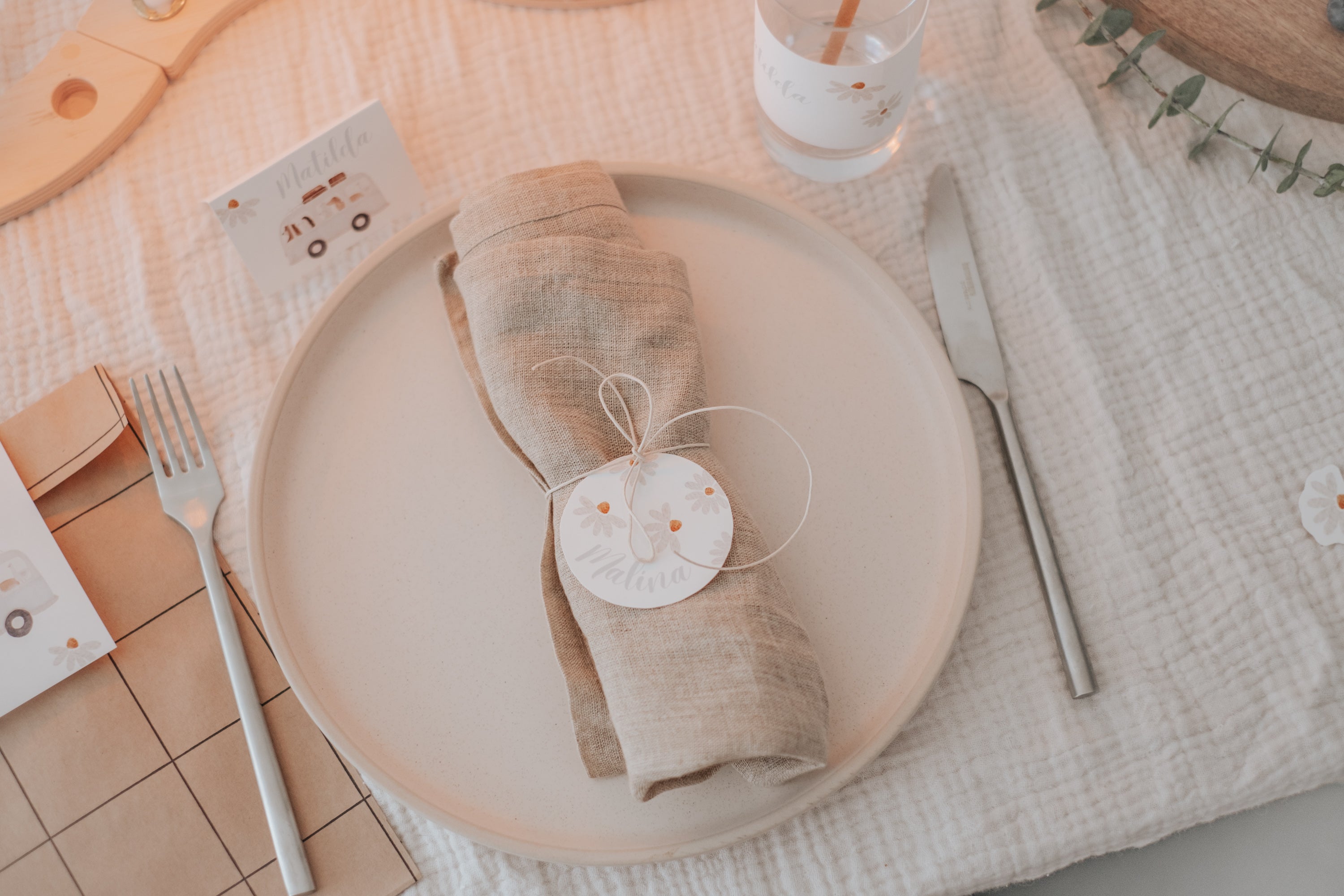 Geschenkanhänger Tierbus