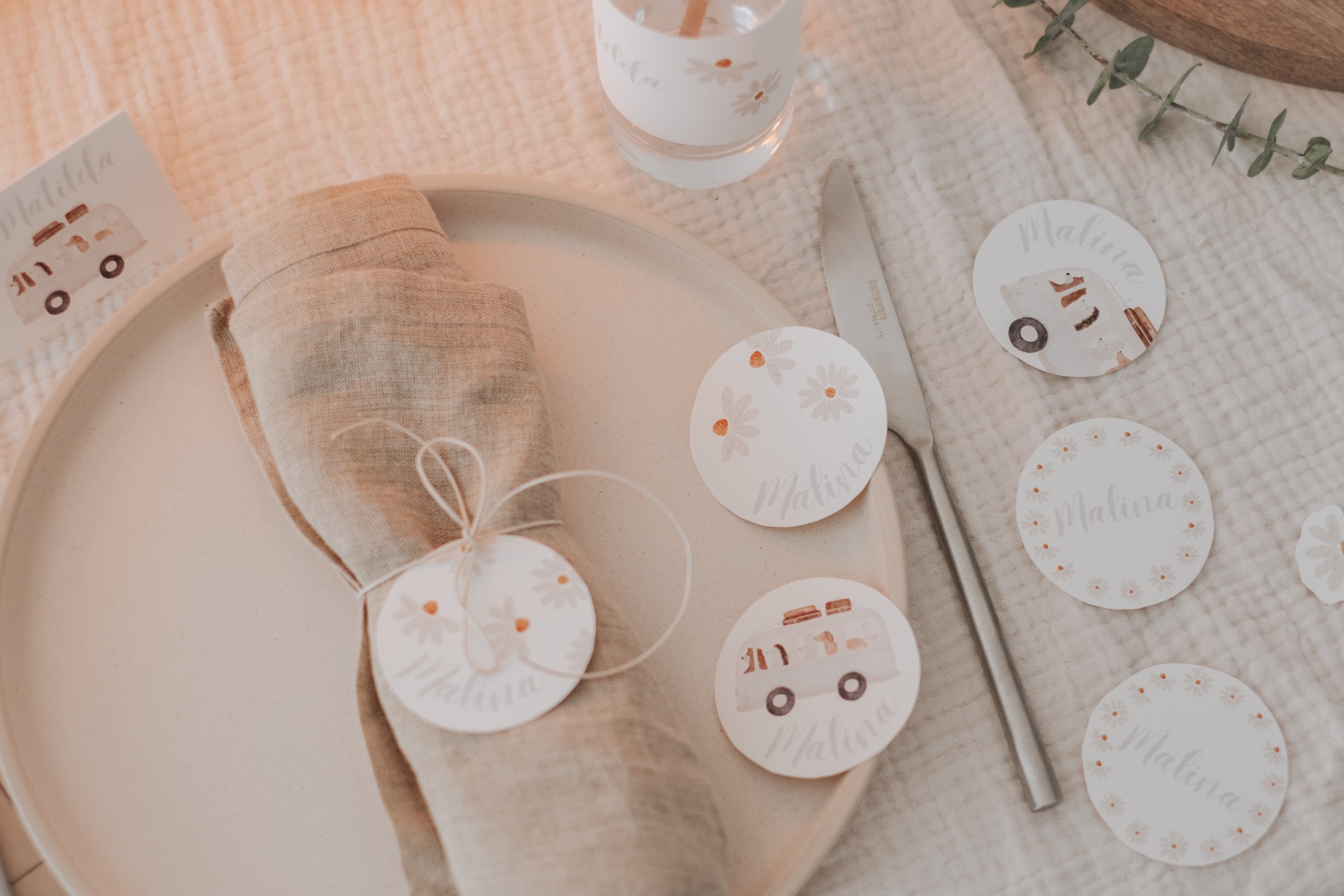 Geschenkanhänger Tierbus