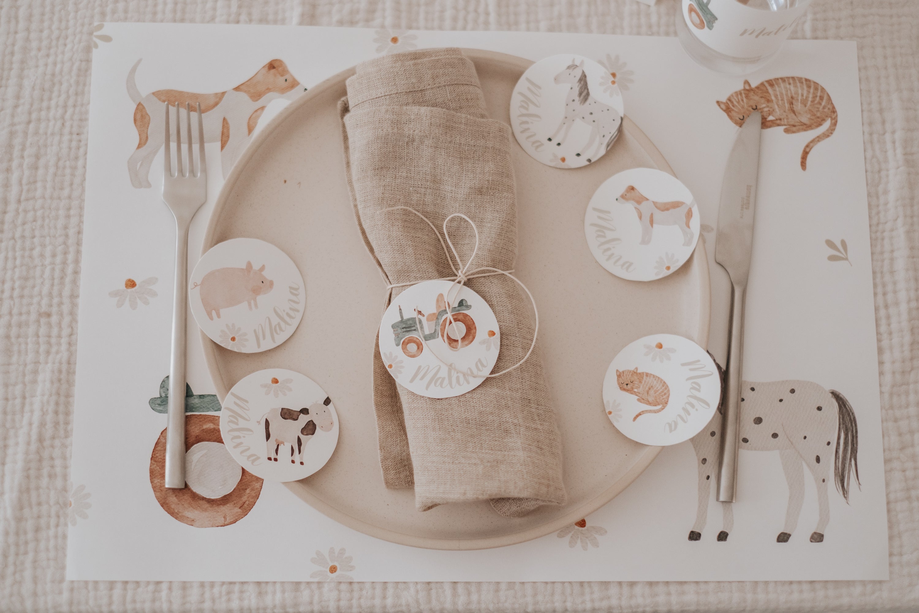 Geschenkanhänger Bauernhof