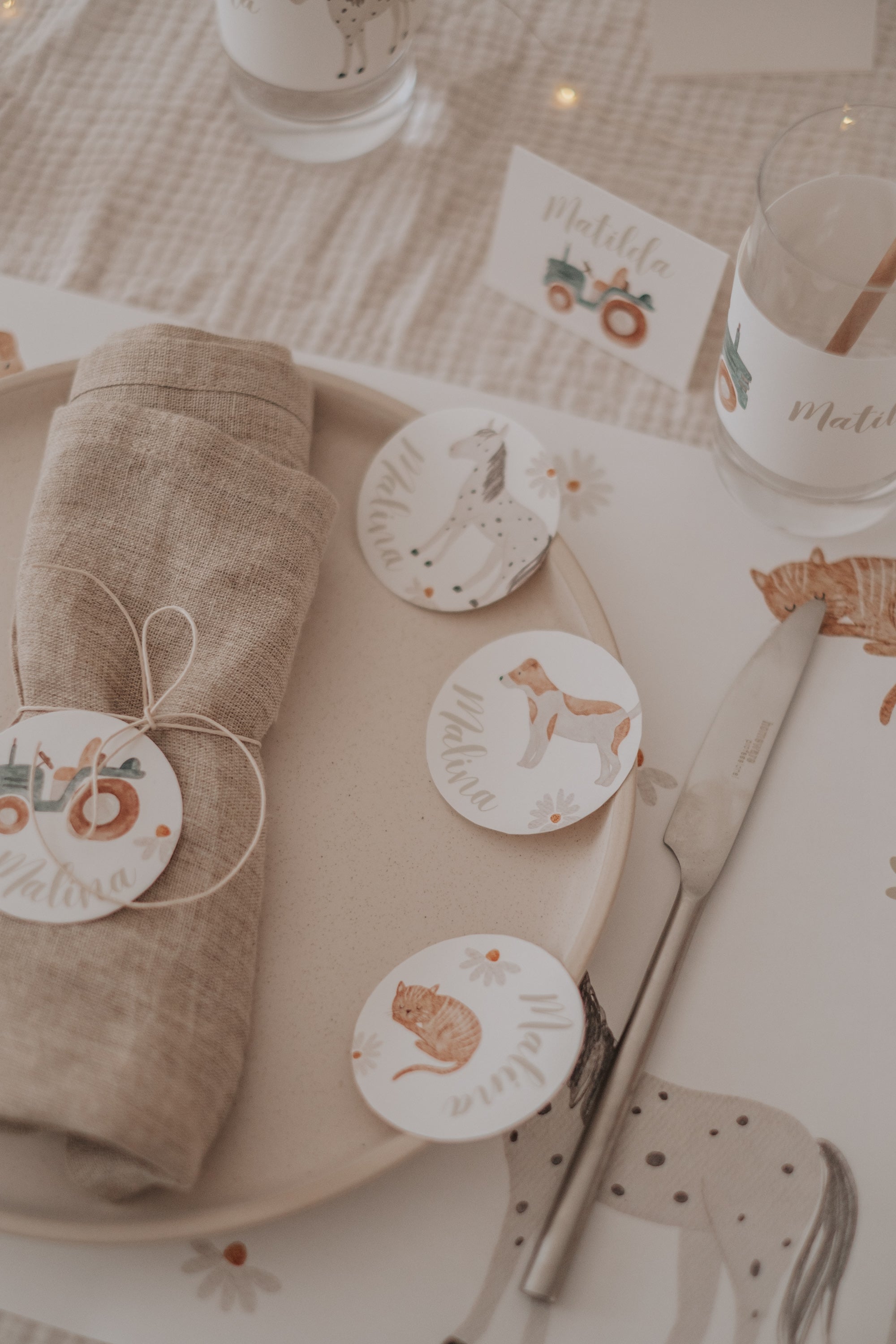 Geschenkanhänger Bauernhof