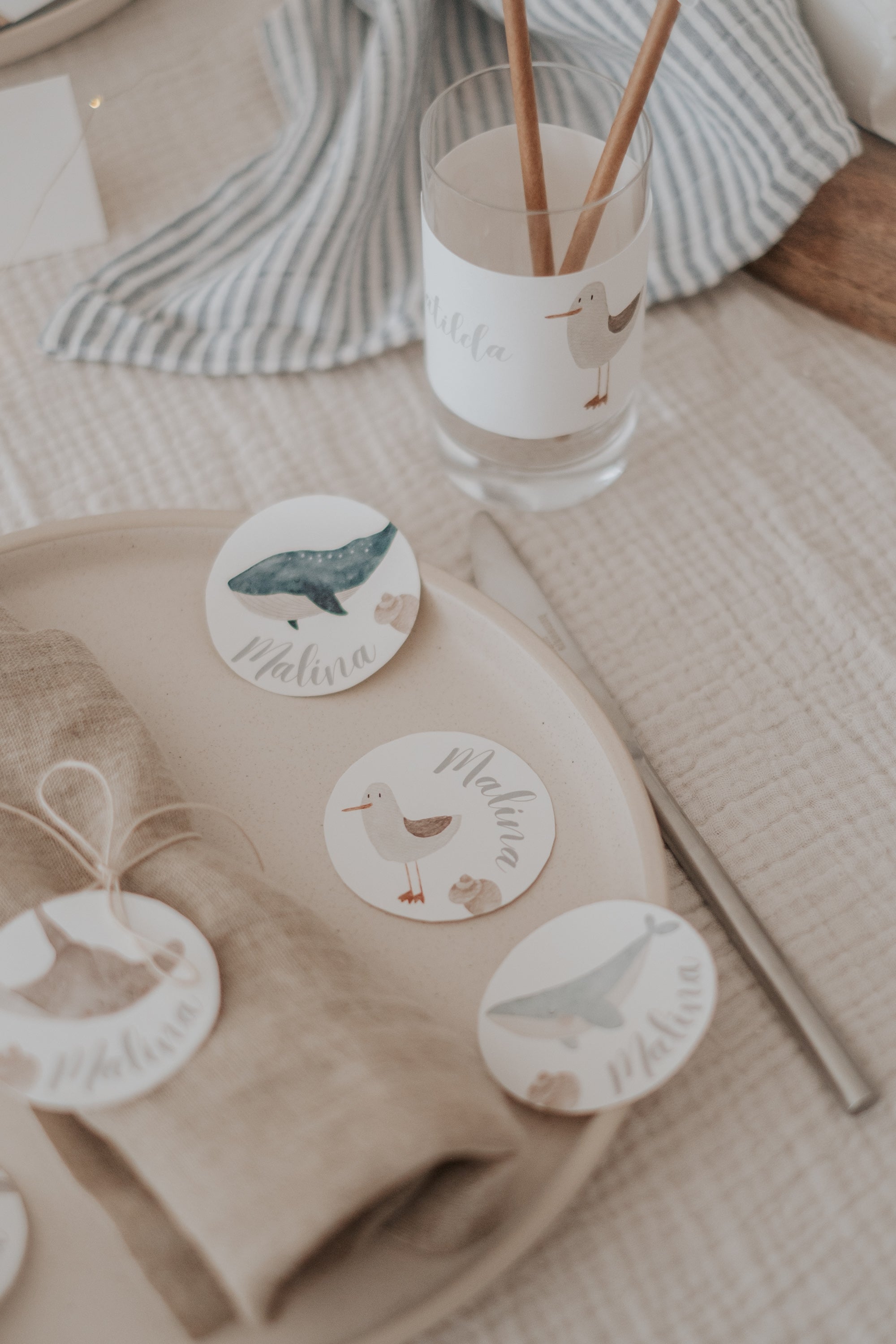 Geschenkanhänger Meer