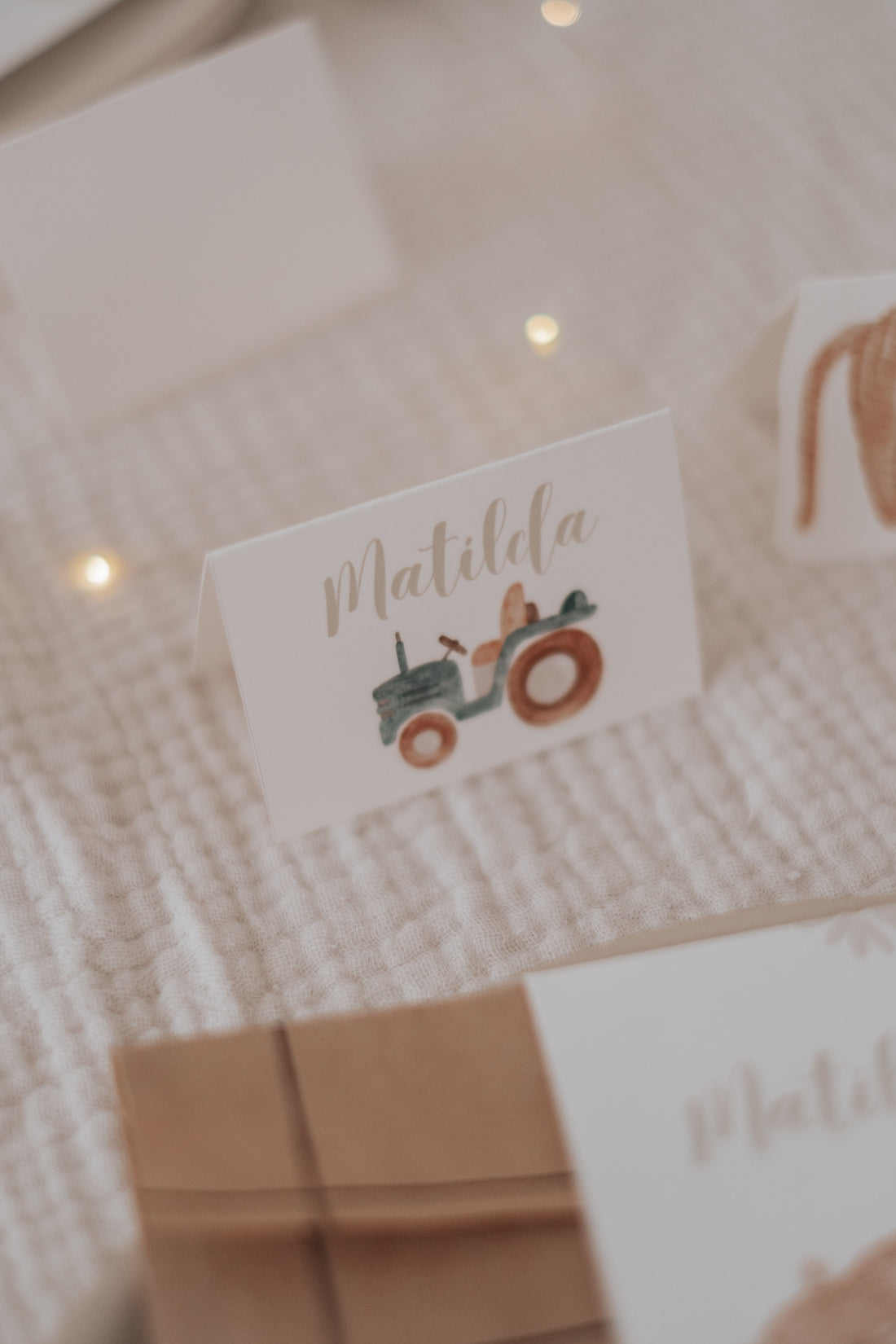 Tischkärtchen Bauernhof