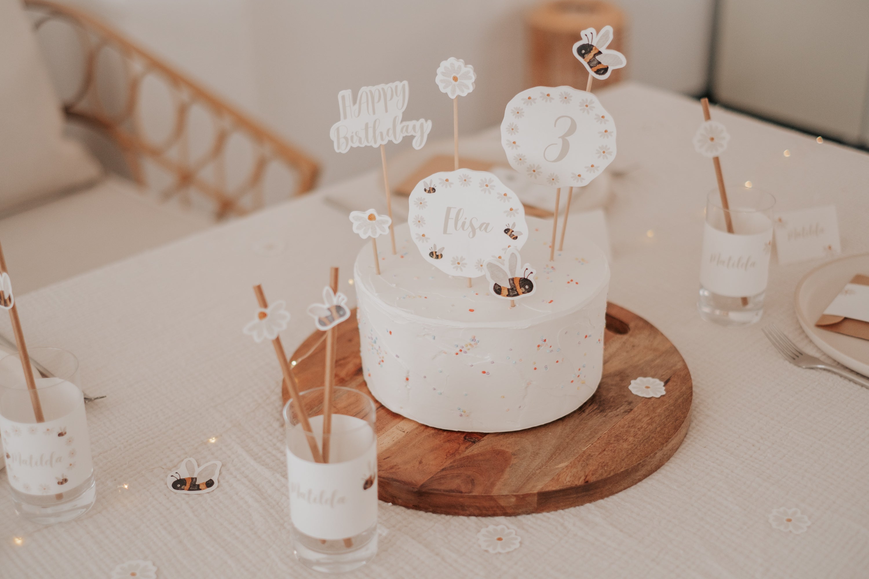 Caketopper Bienen