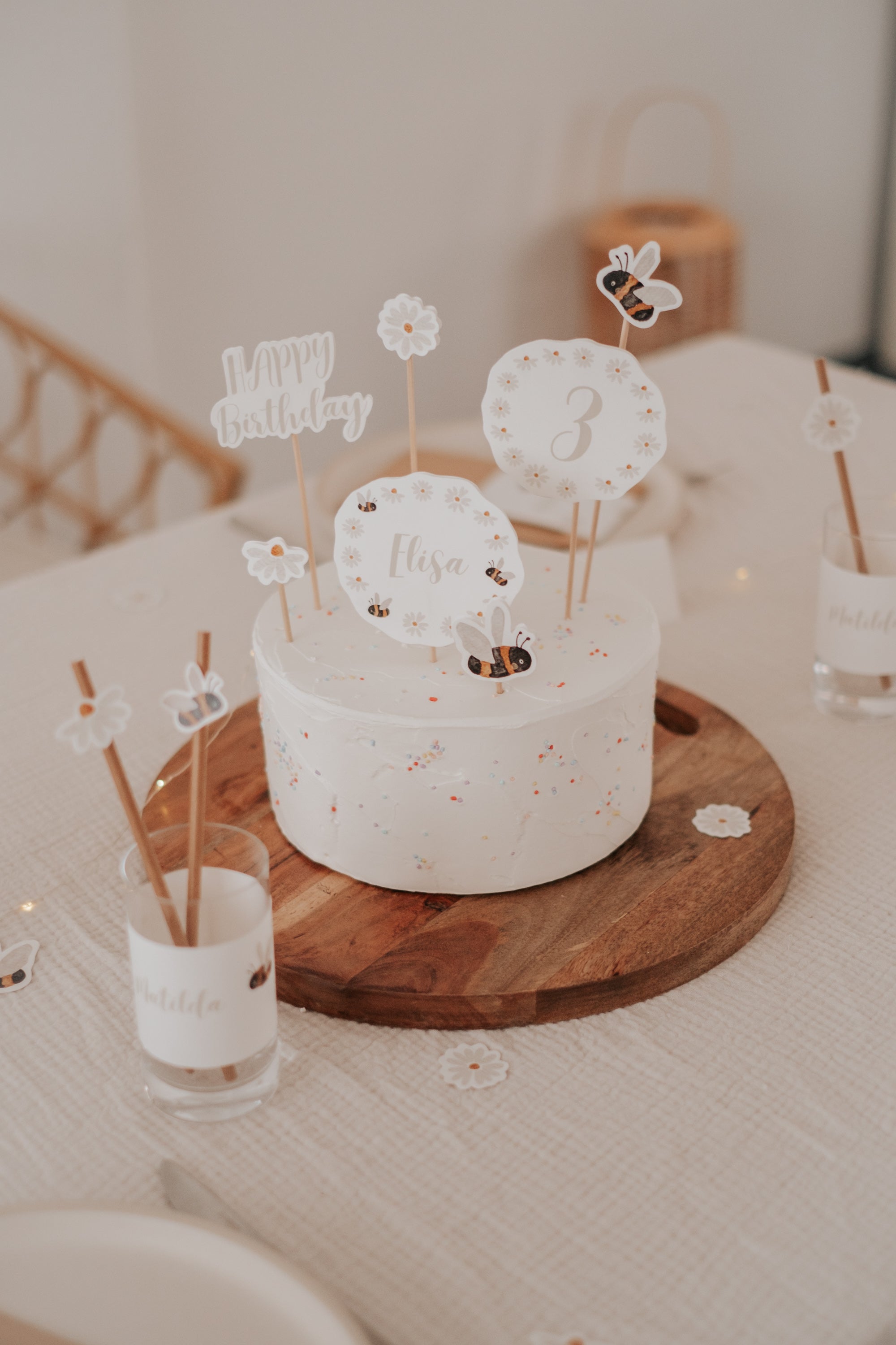 Caketopper Bienen