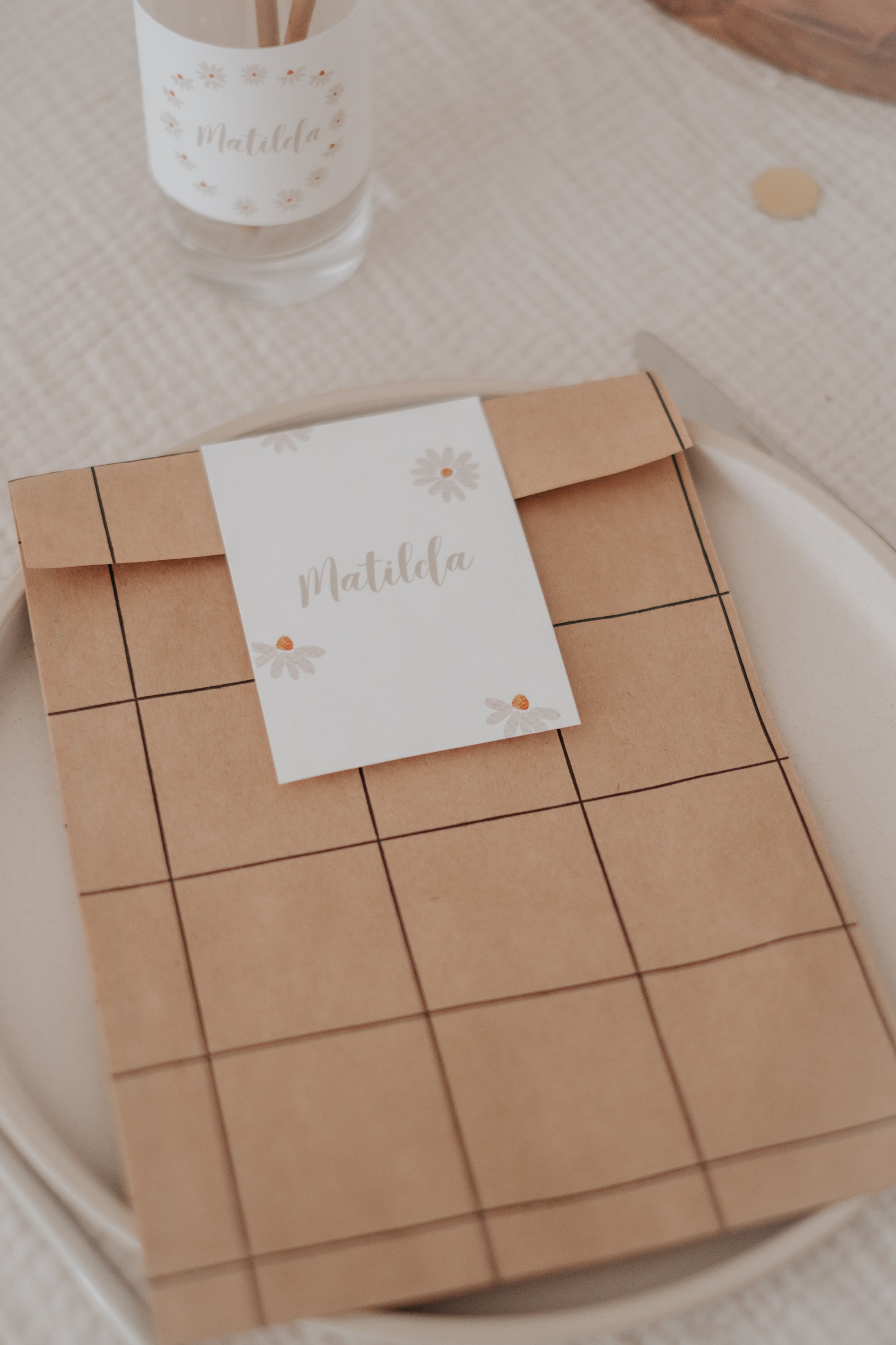 Geschenktüten Gänseblümchen