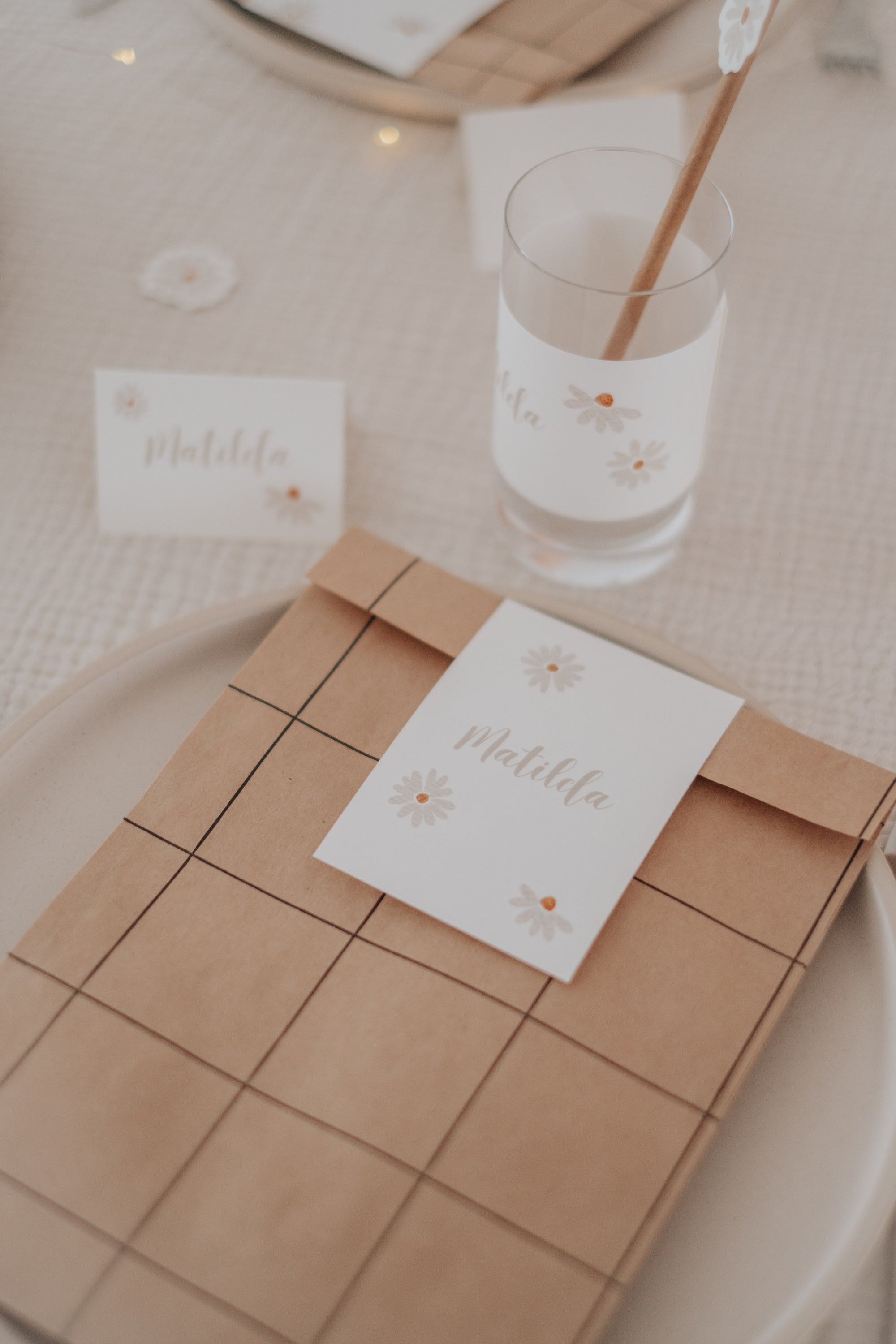 Geschenktüten Gänseblümchen