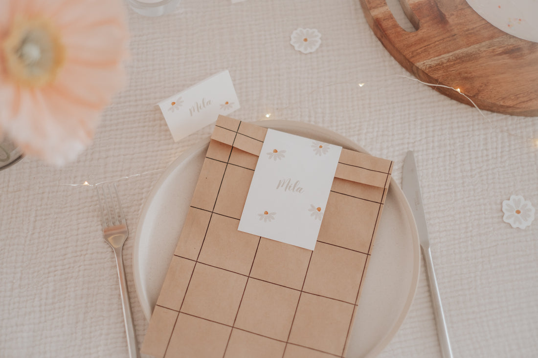 Geschenktüten Gänseblümchen