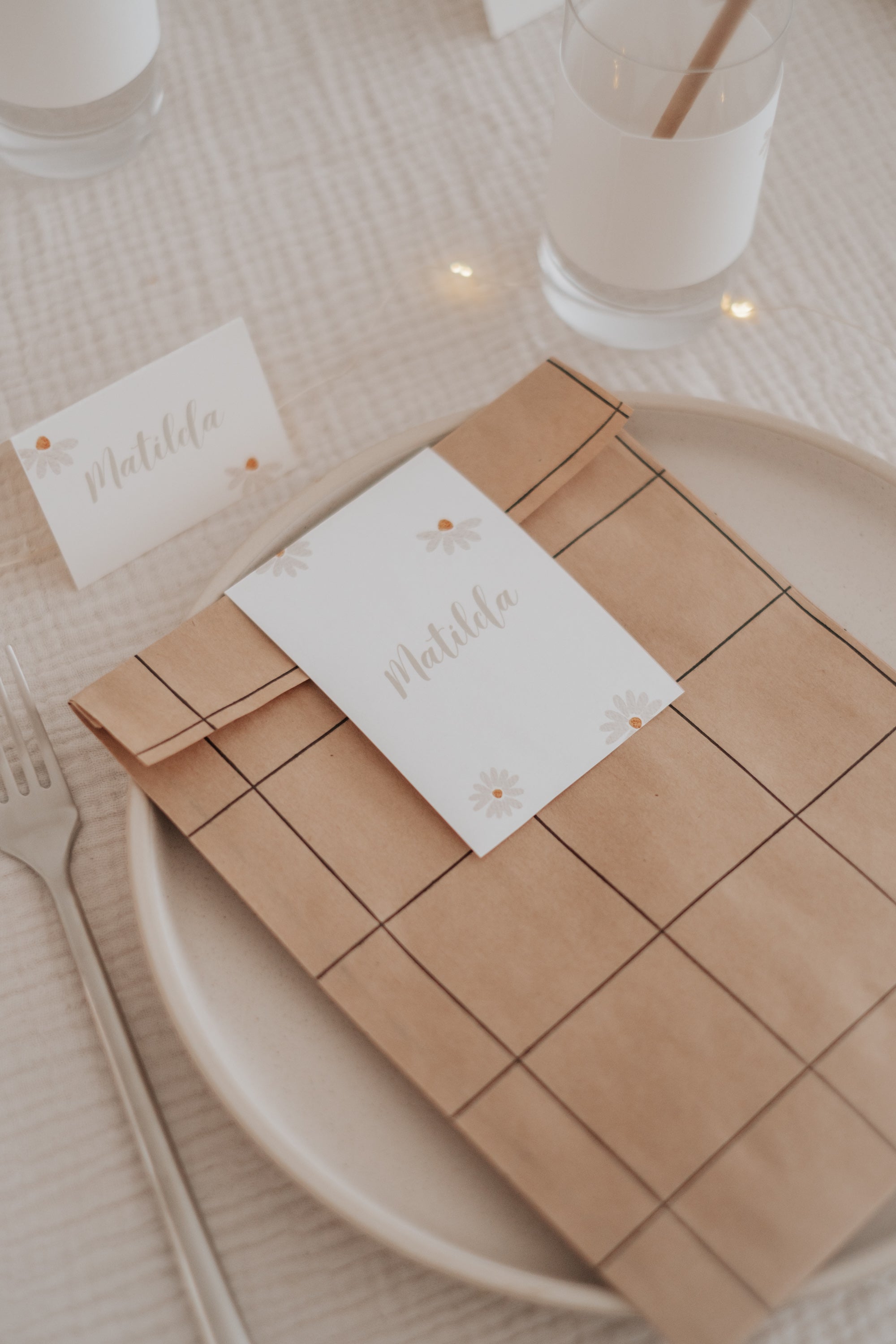 Geschenktüten Gänseblümchen