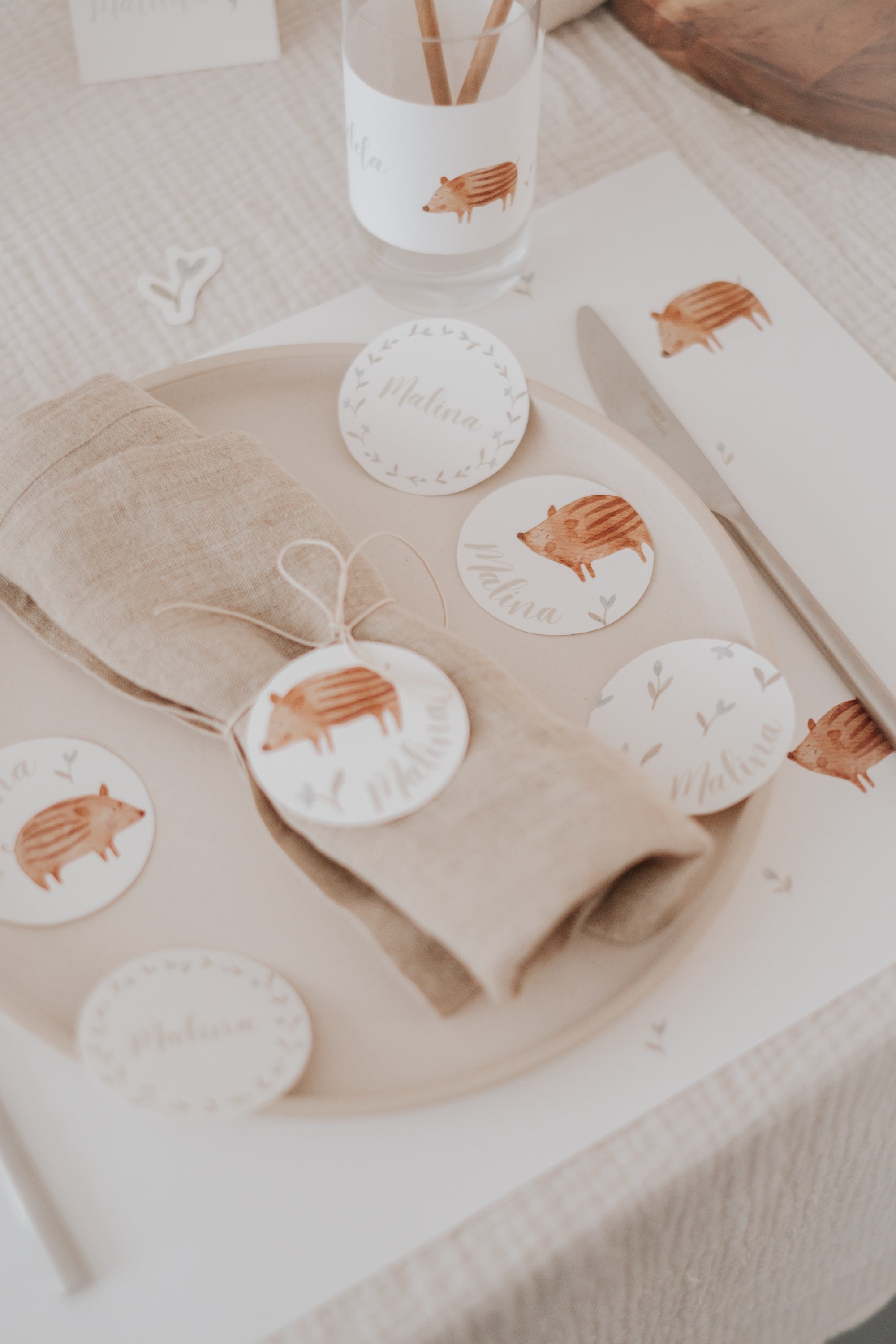 Geschenkanhänger Frischlinge