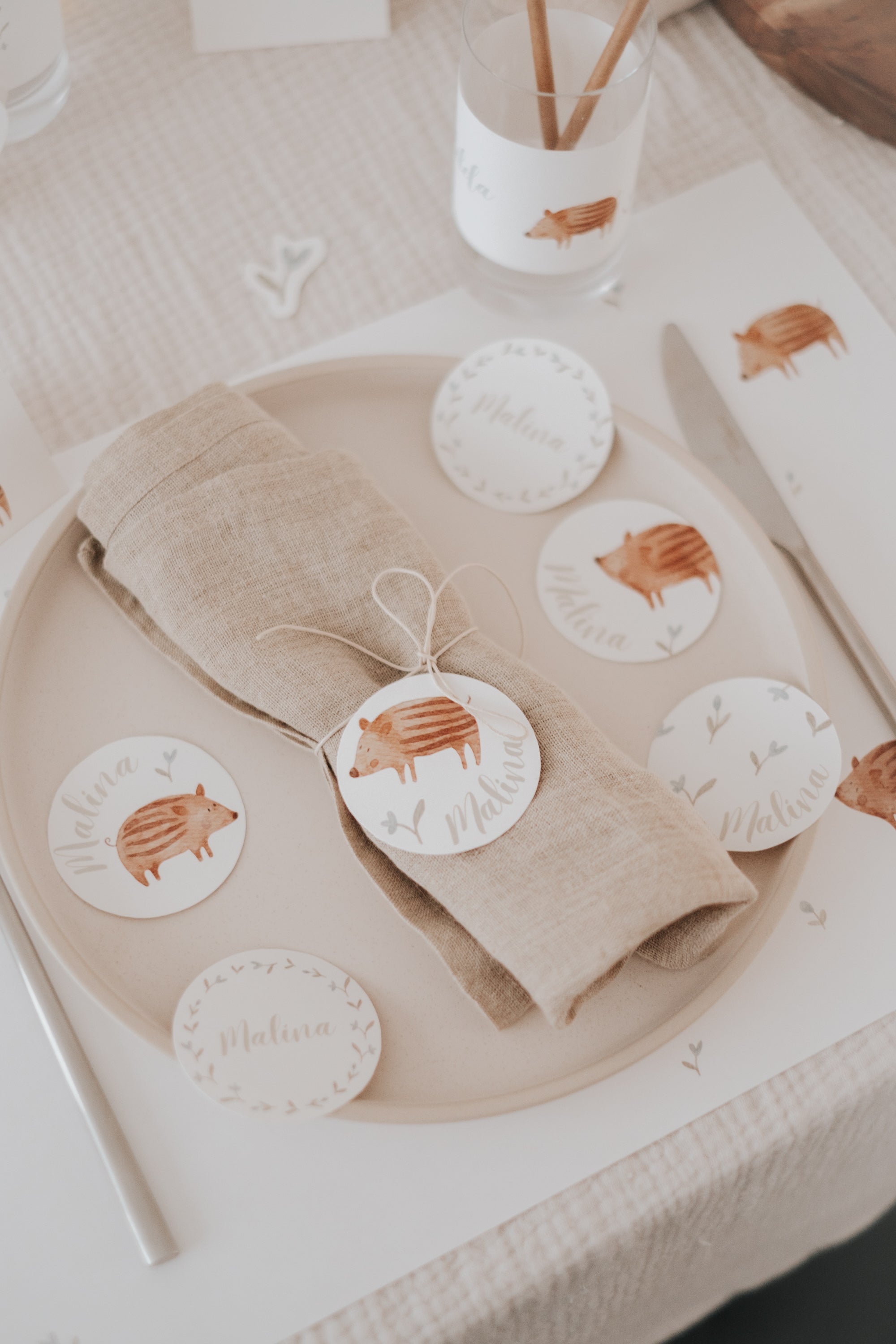 Geschenkanhänger Frischlinge