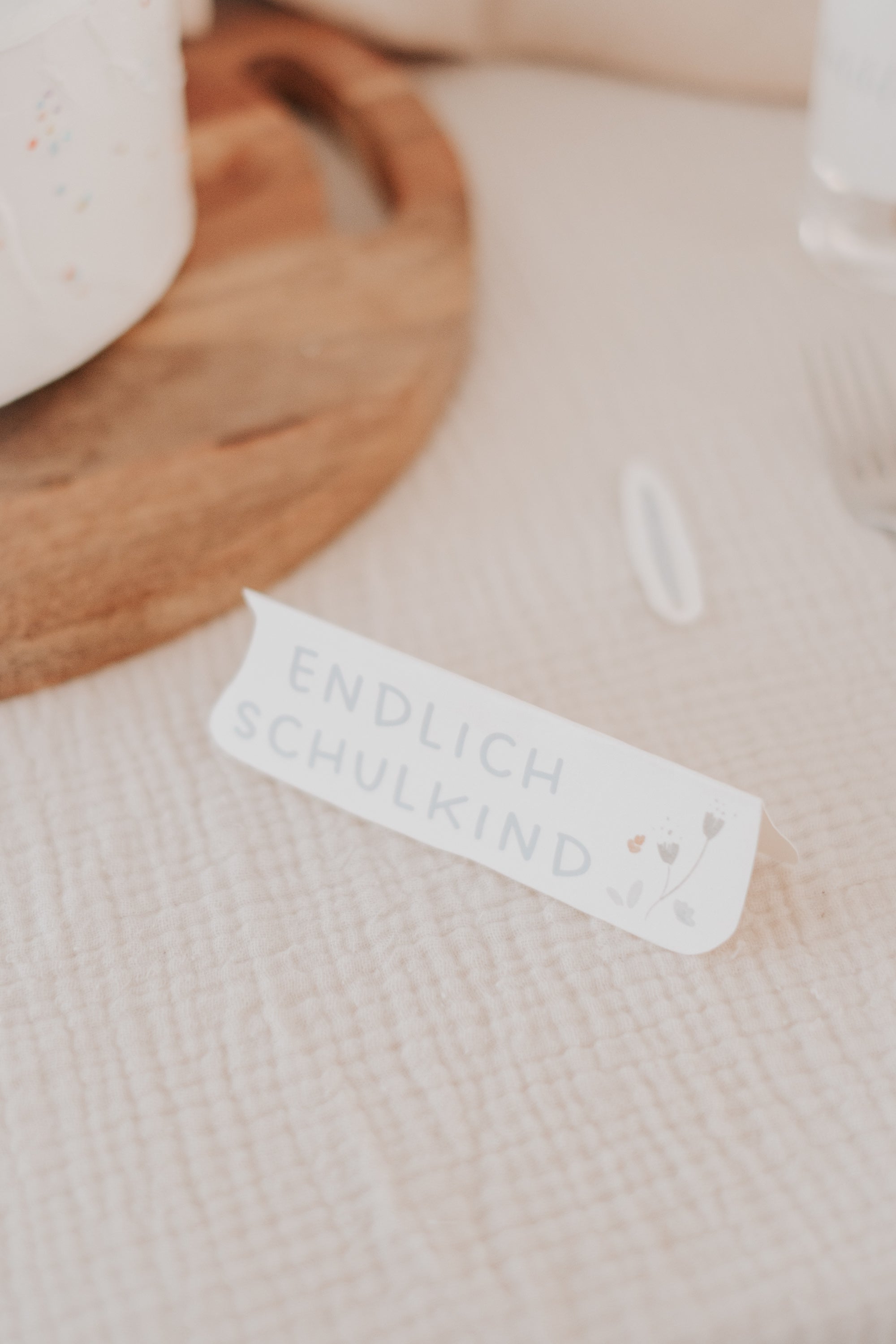 Tischdeko Schulanfang Eichhörnchen