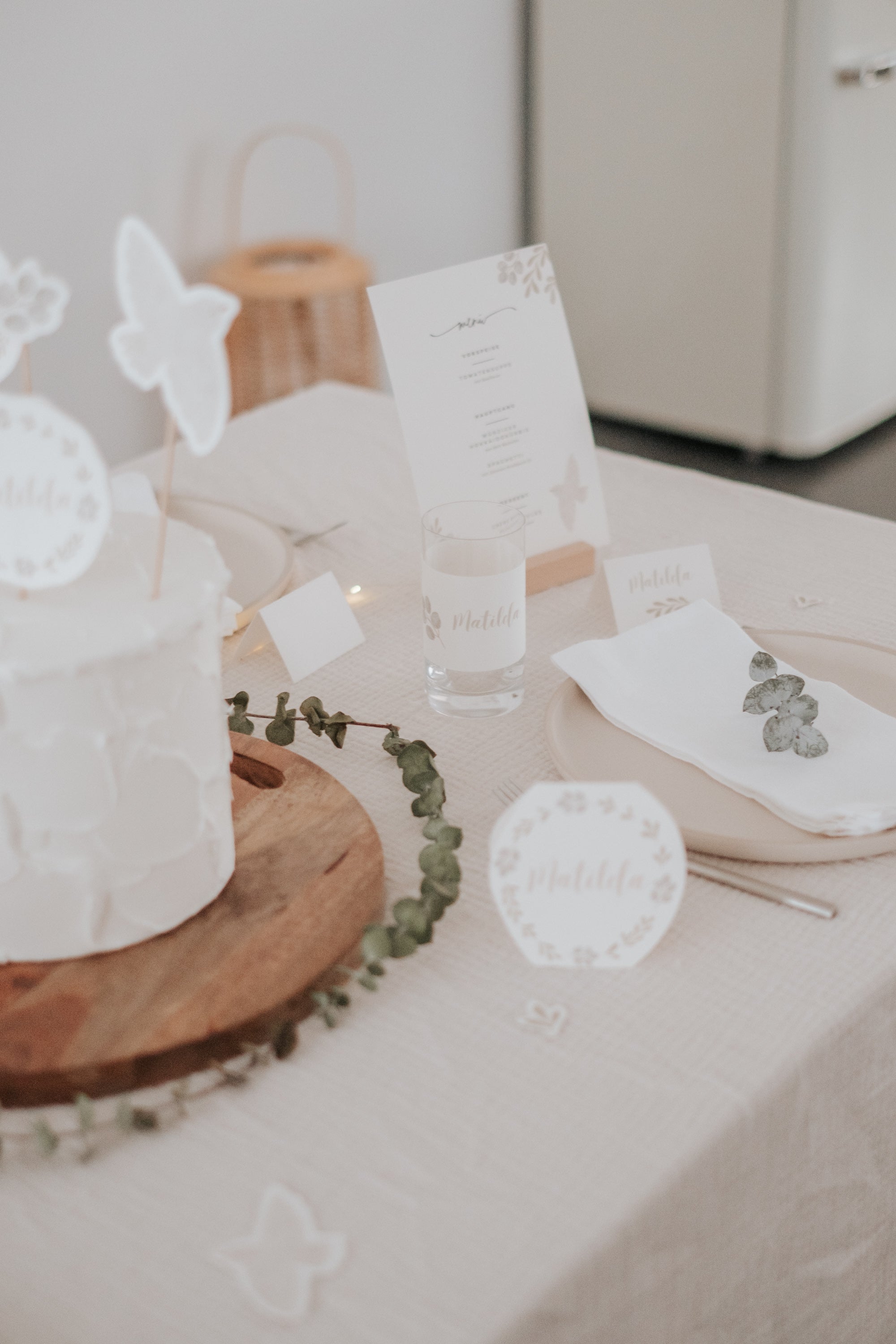 Banderolen Taufe Taube