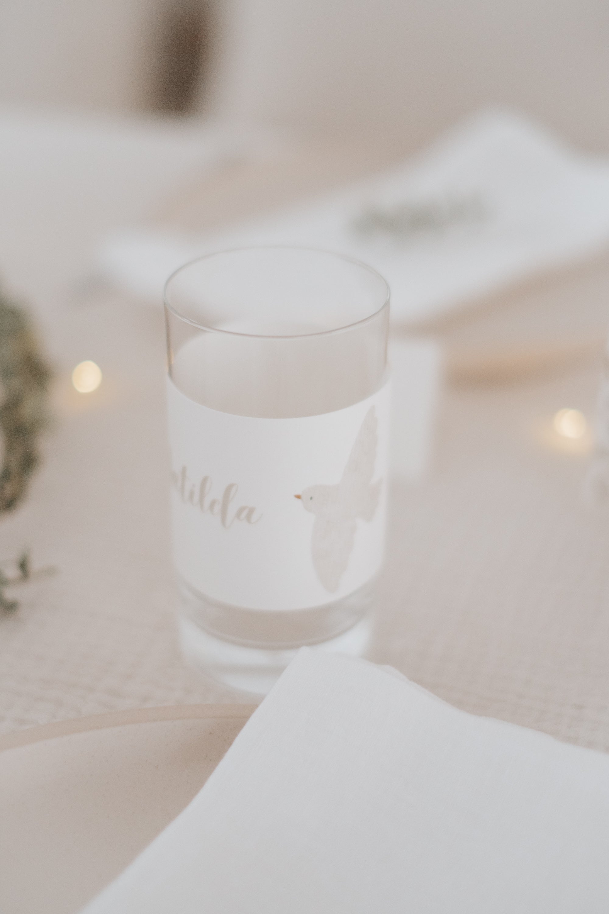 Banderolen Taufe Taube