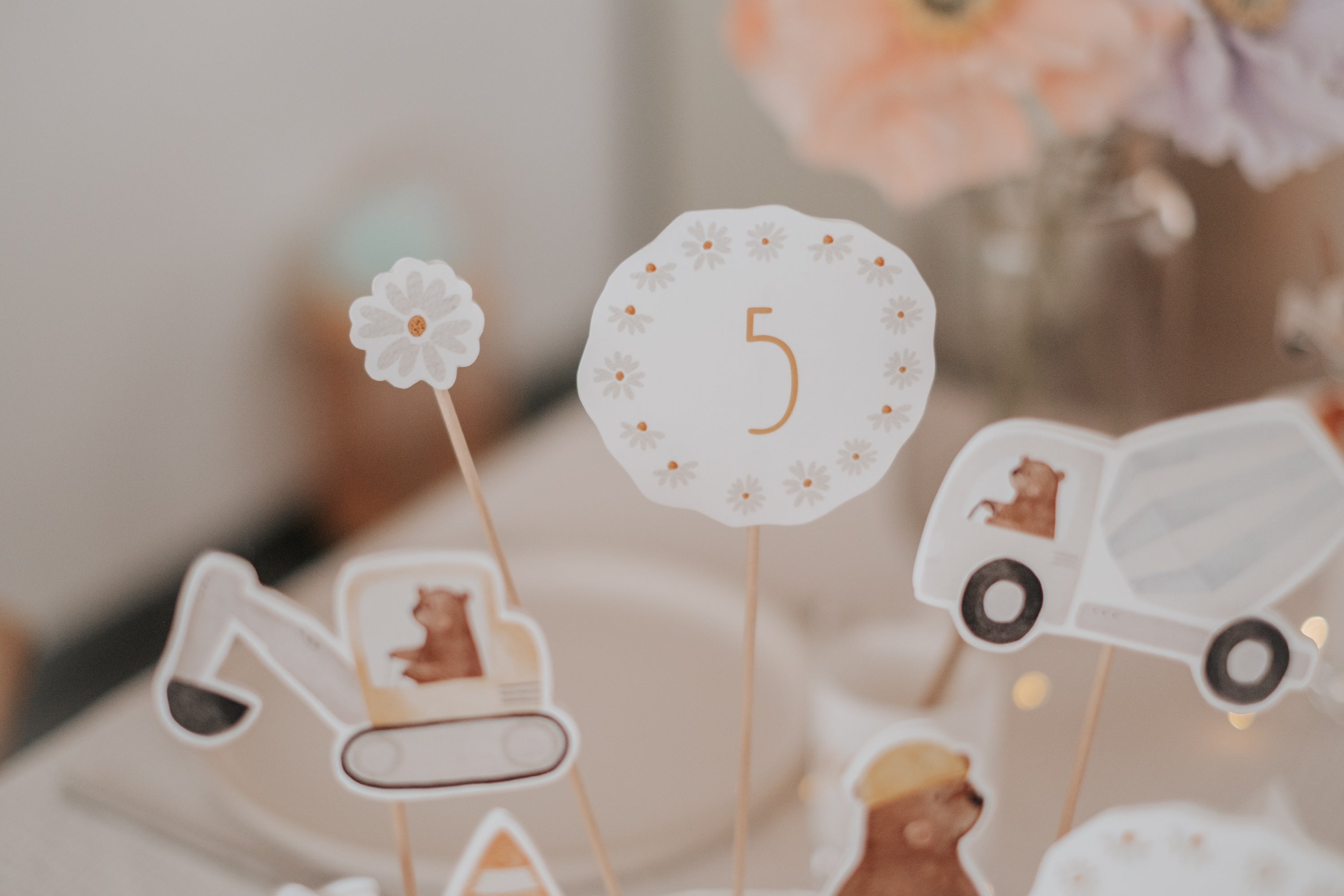 Caketopper Baustelle