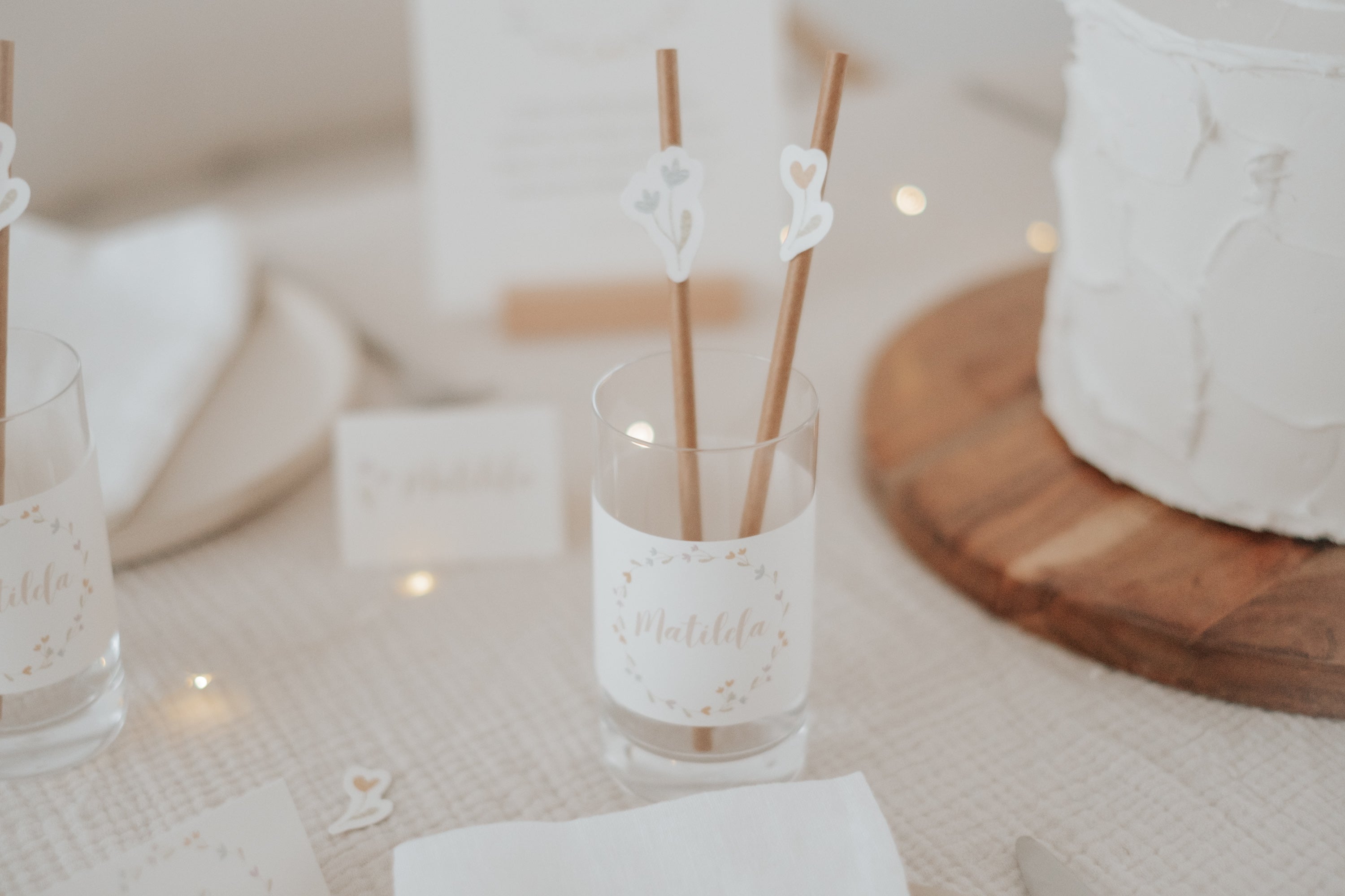 Set Taufe Blümchen - großes Bundle