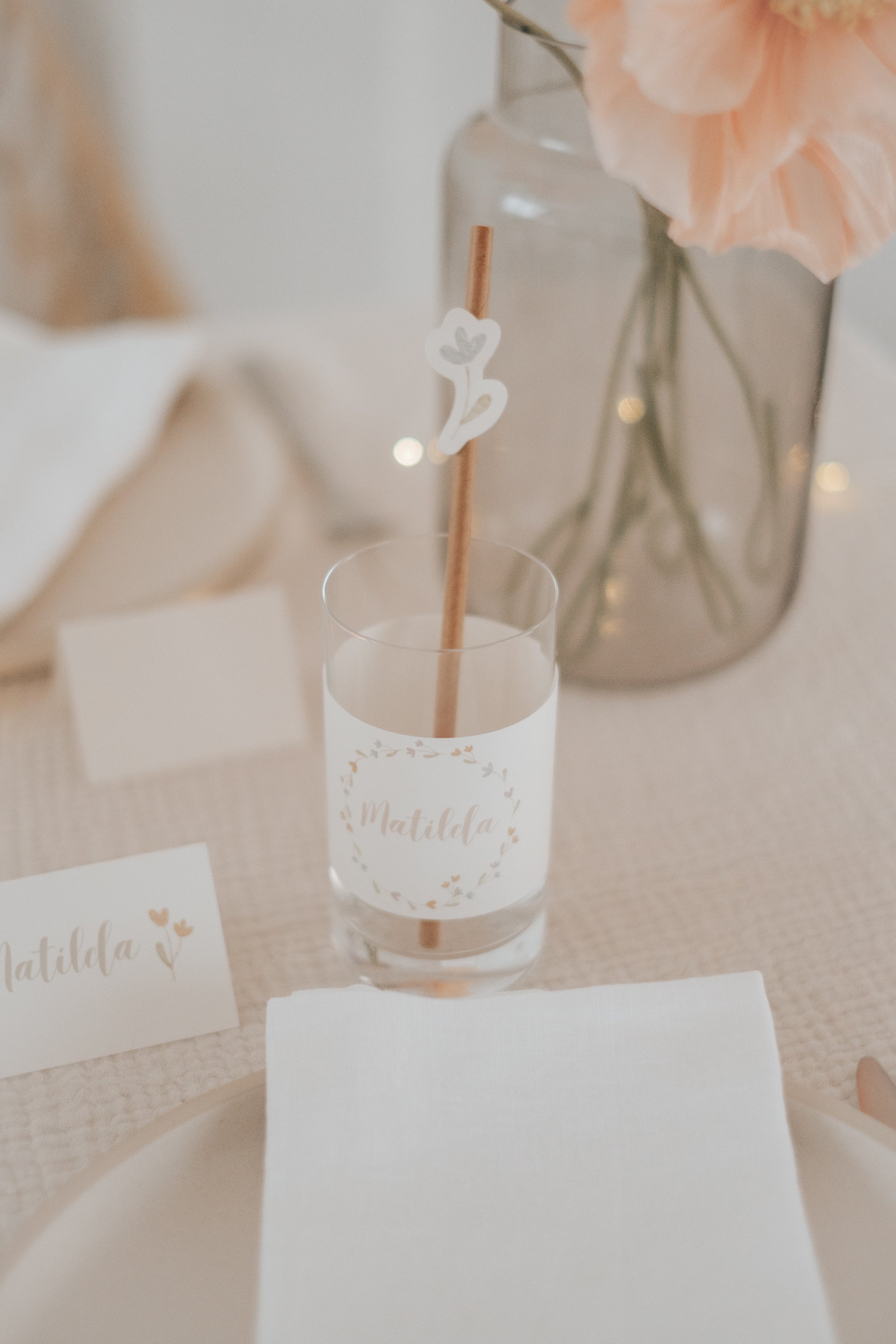 Set Taufe Blümchen - großes Bundle