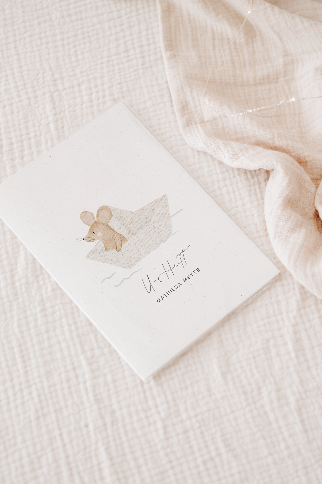 U-Heft Hülle Maus Boot