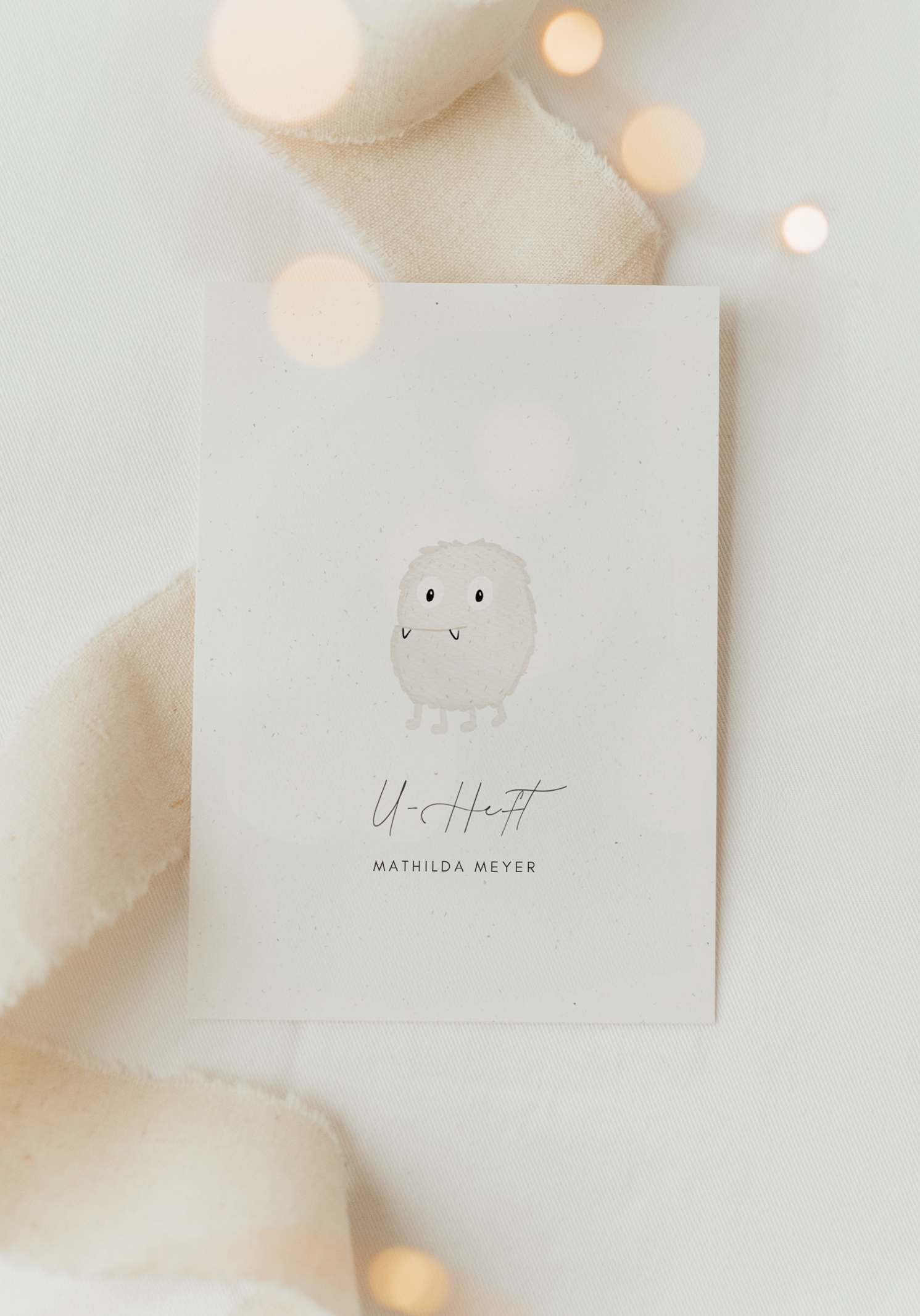 U-Heft Hülle Monster hell