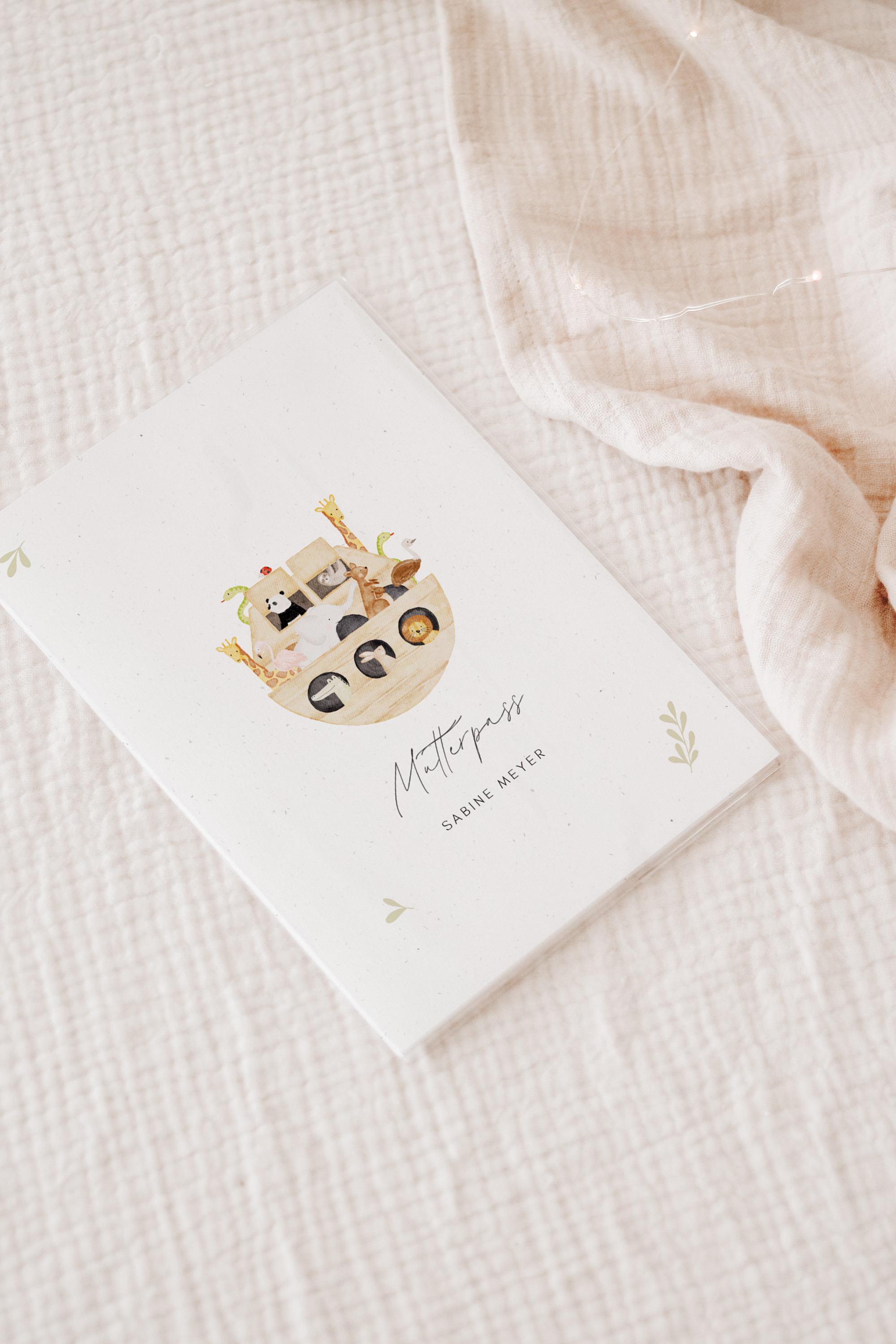 Mutterpass Hülle Arche Noah