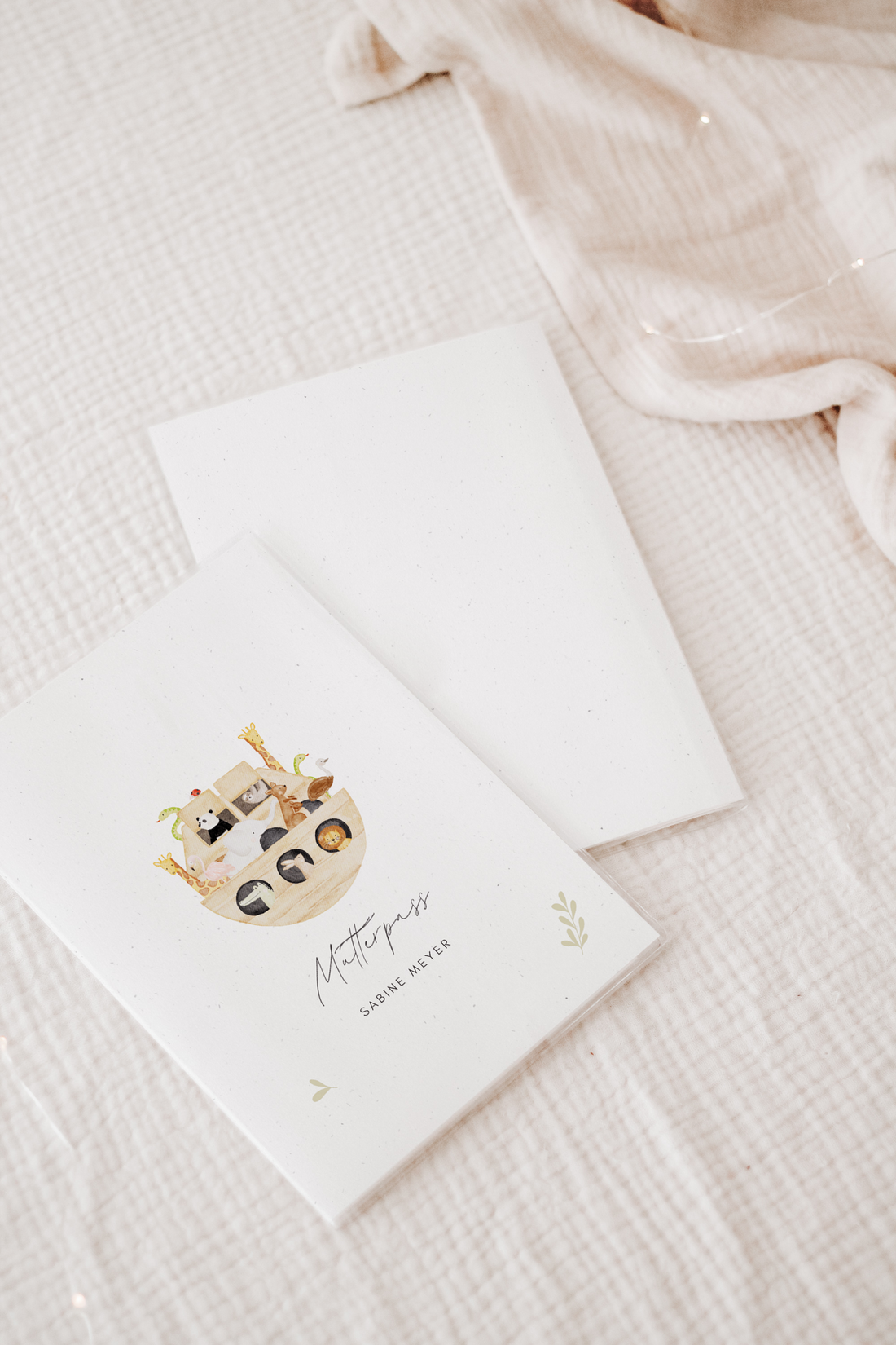 Mutterpass Hülle Arche Noah