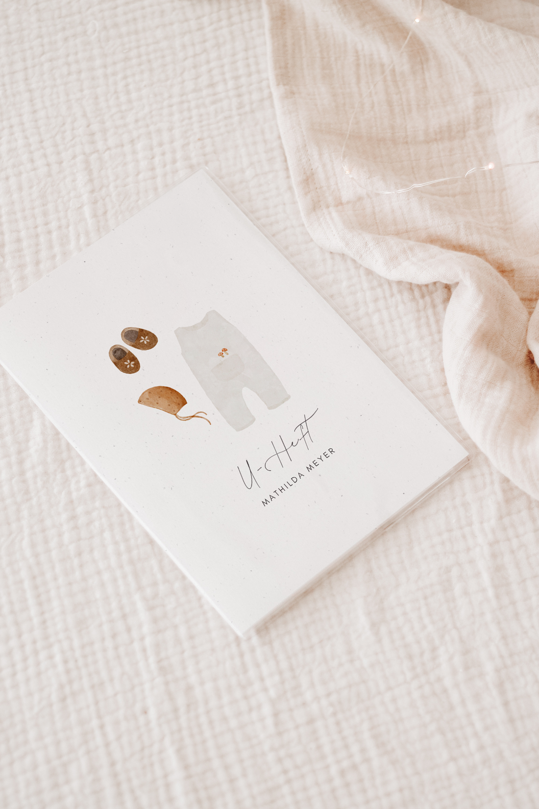 U-Heft Hülle Outfit hell