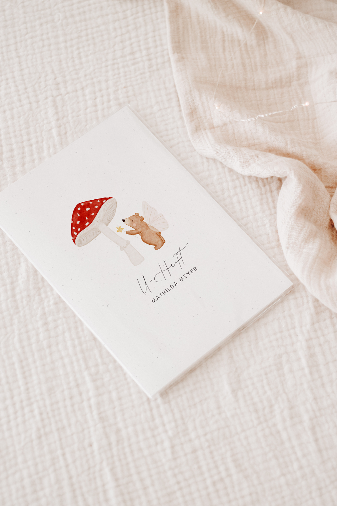 U-Heft Hülle Pilzbär