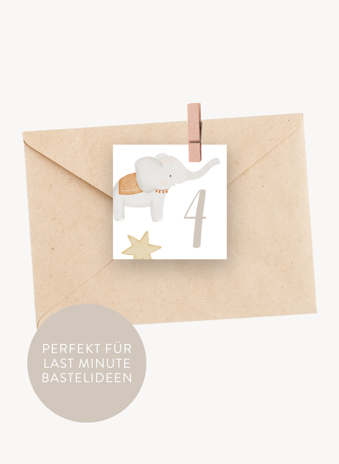 Adventskalenderzahlen Weihnachtsgeschichte Quadratisch