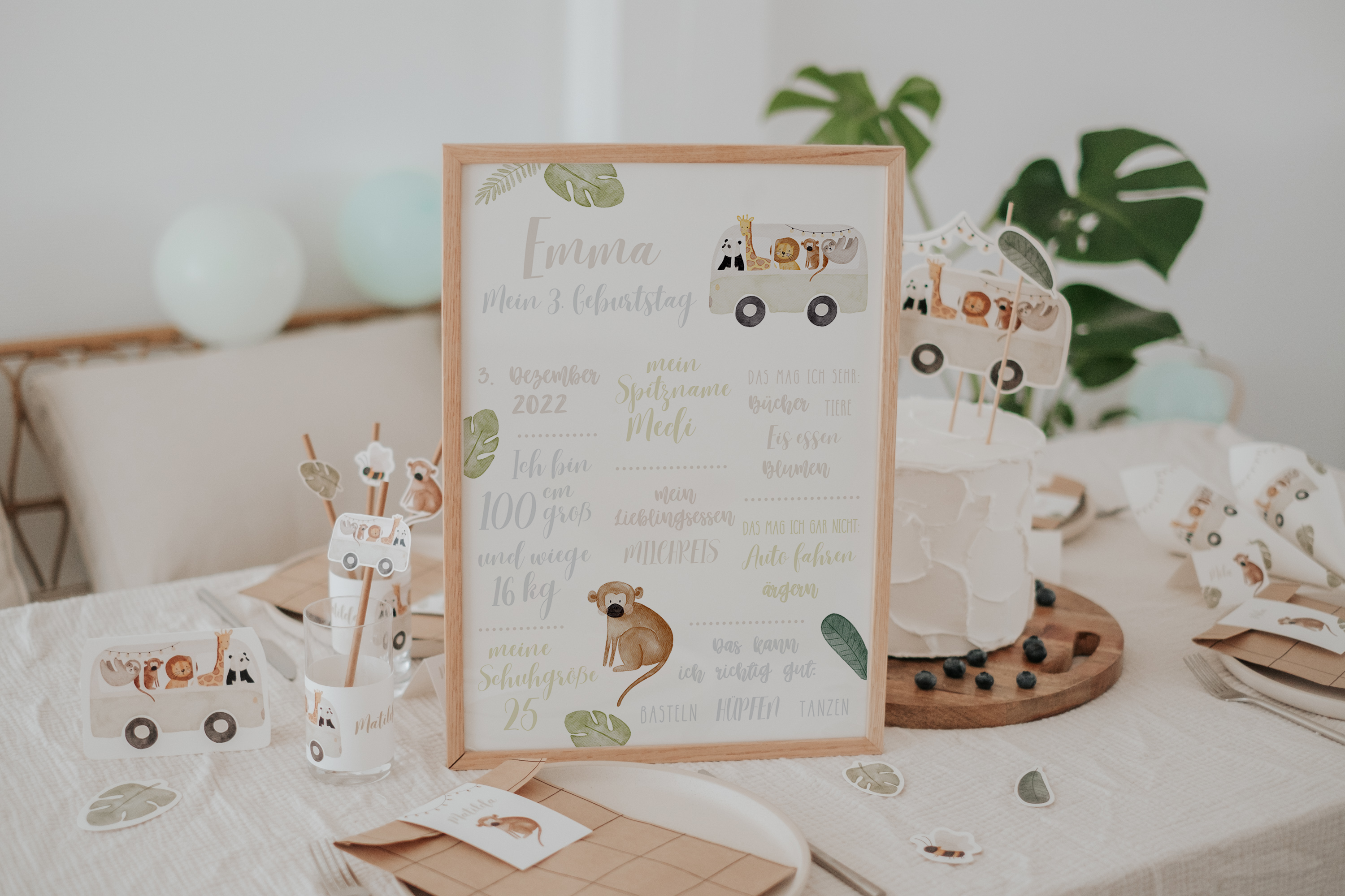 Meilensteintafel Safaribus