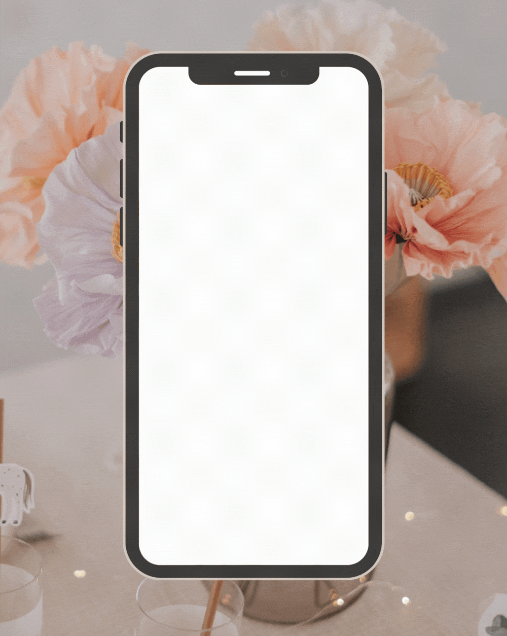 Einladung Smartphone Video Schulanfang Raupe