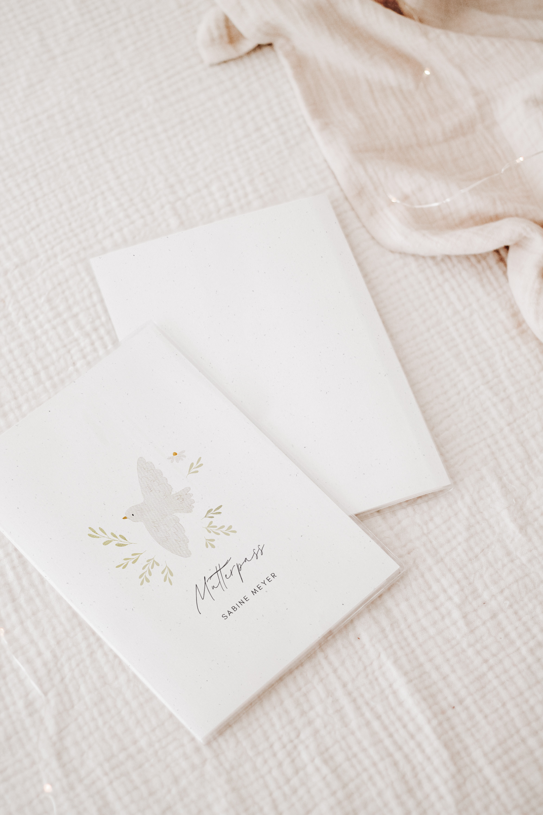 Mutterpass Hülle Taube