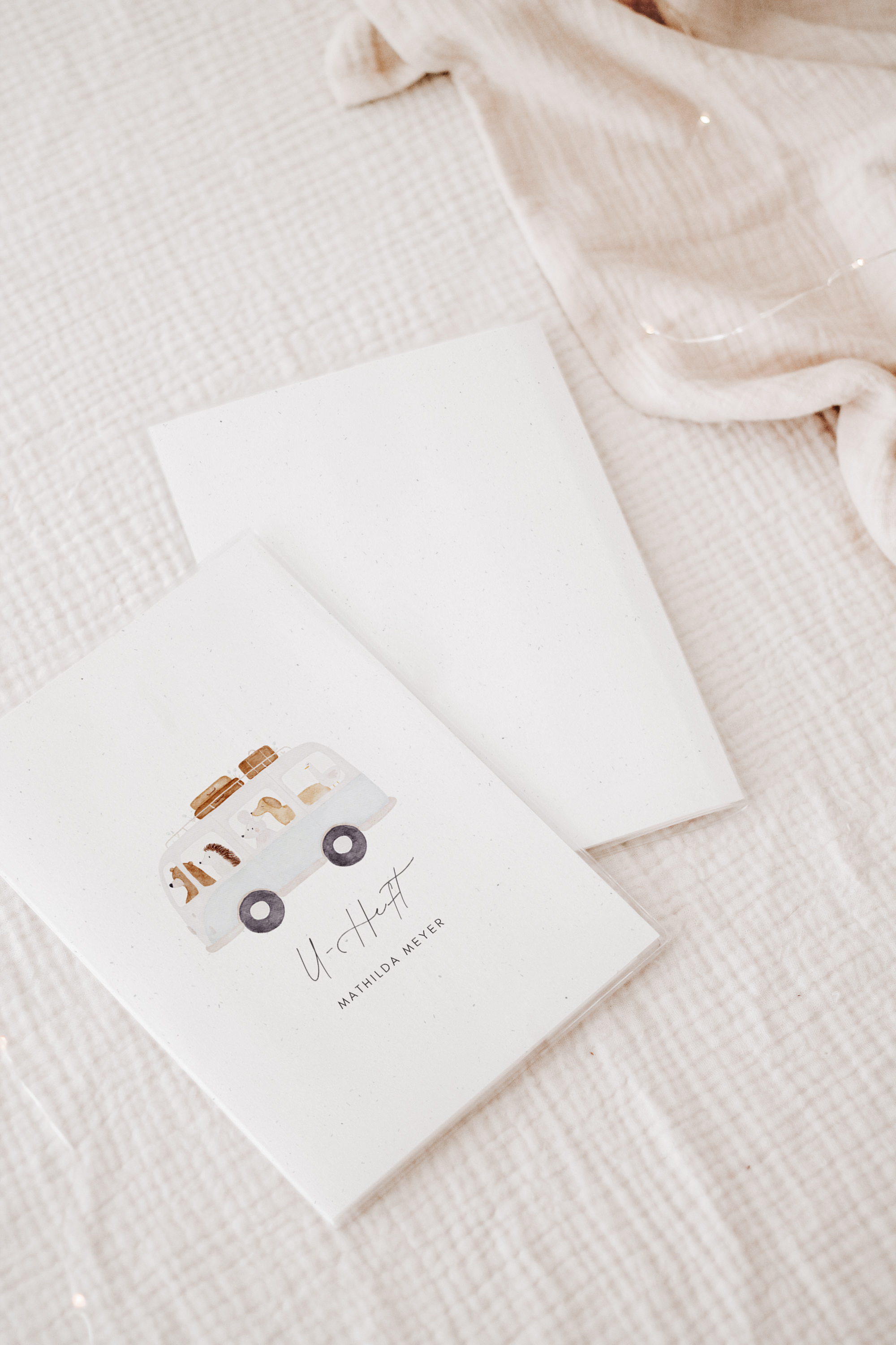 U-Heft Hülle Tierbus