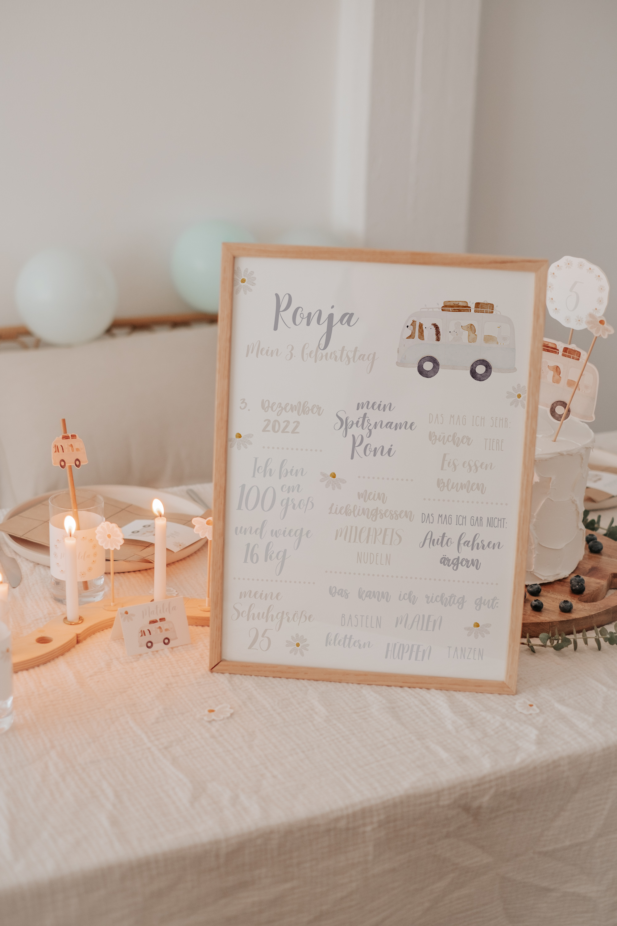 Meilensteintafel Tierbus