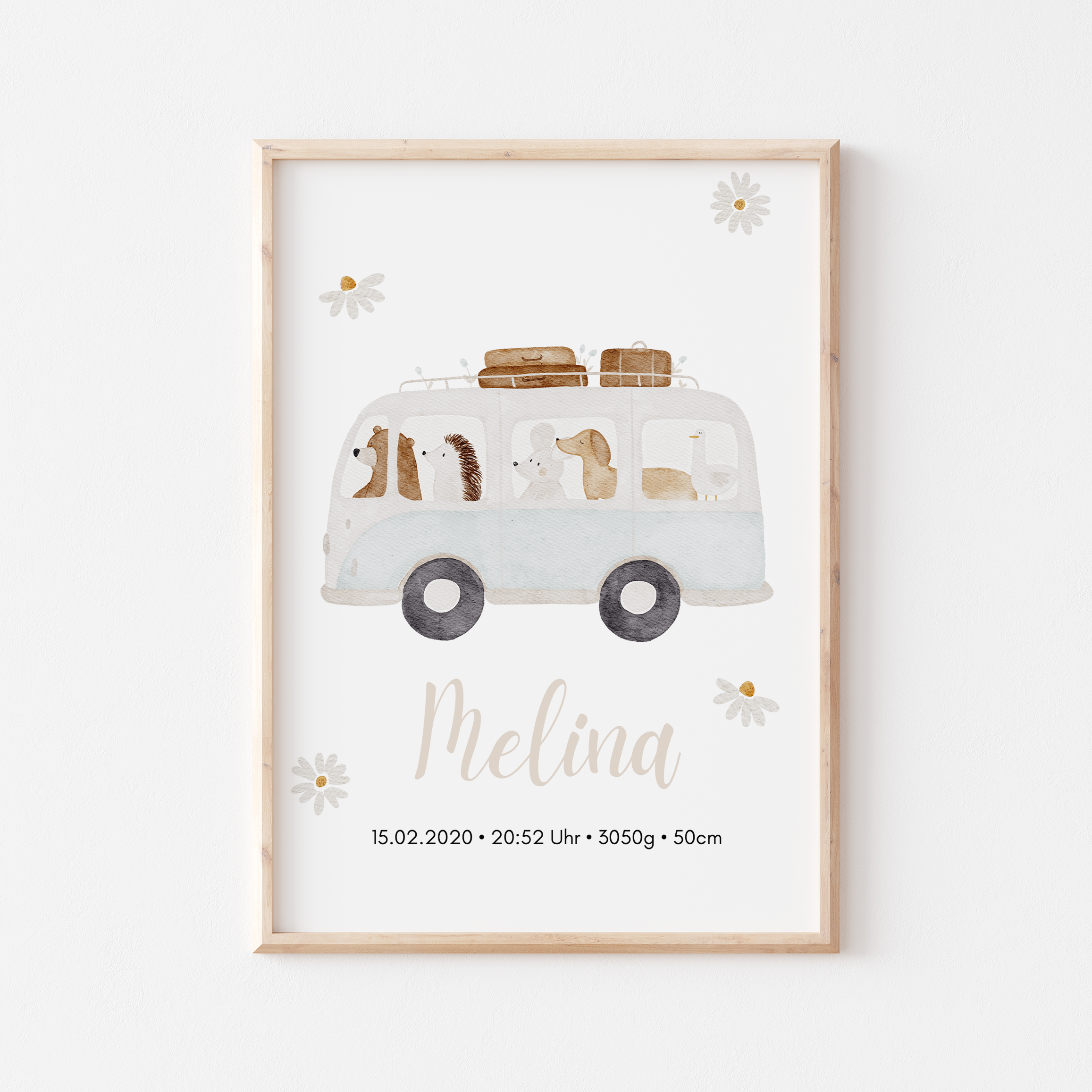 Geburtsposter Tierbus