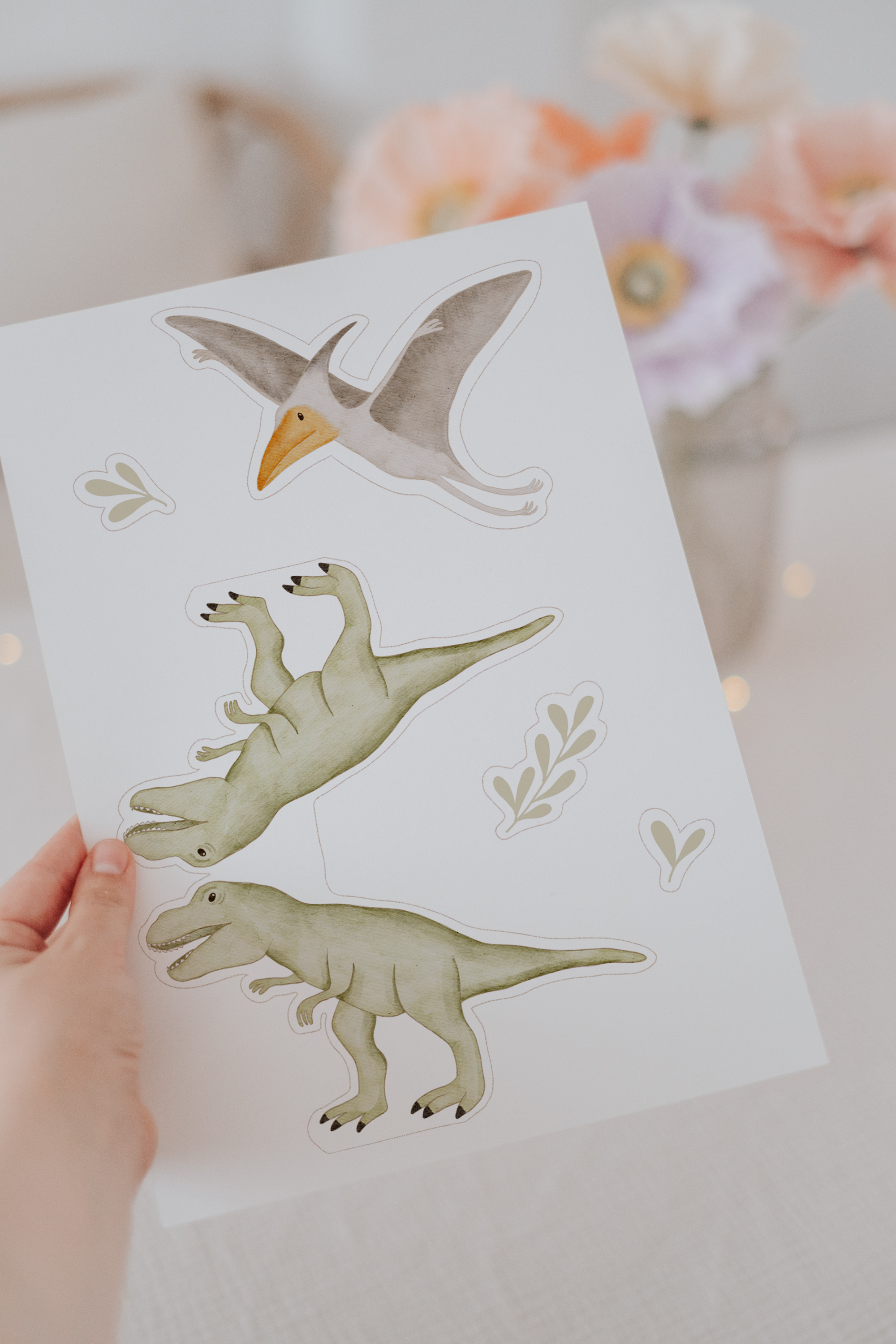 Tischdeko Dinosaurier