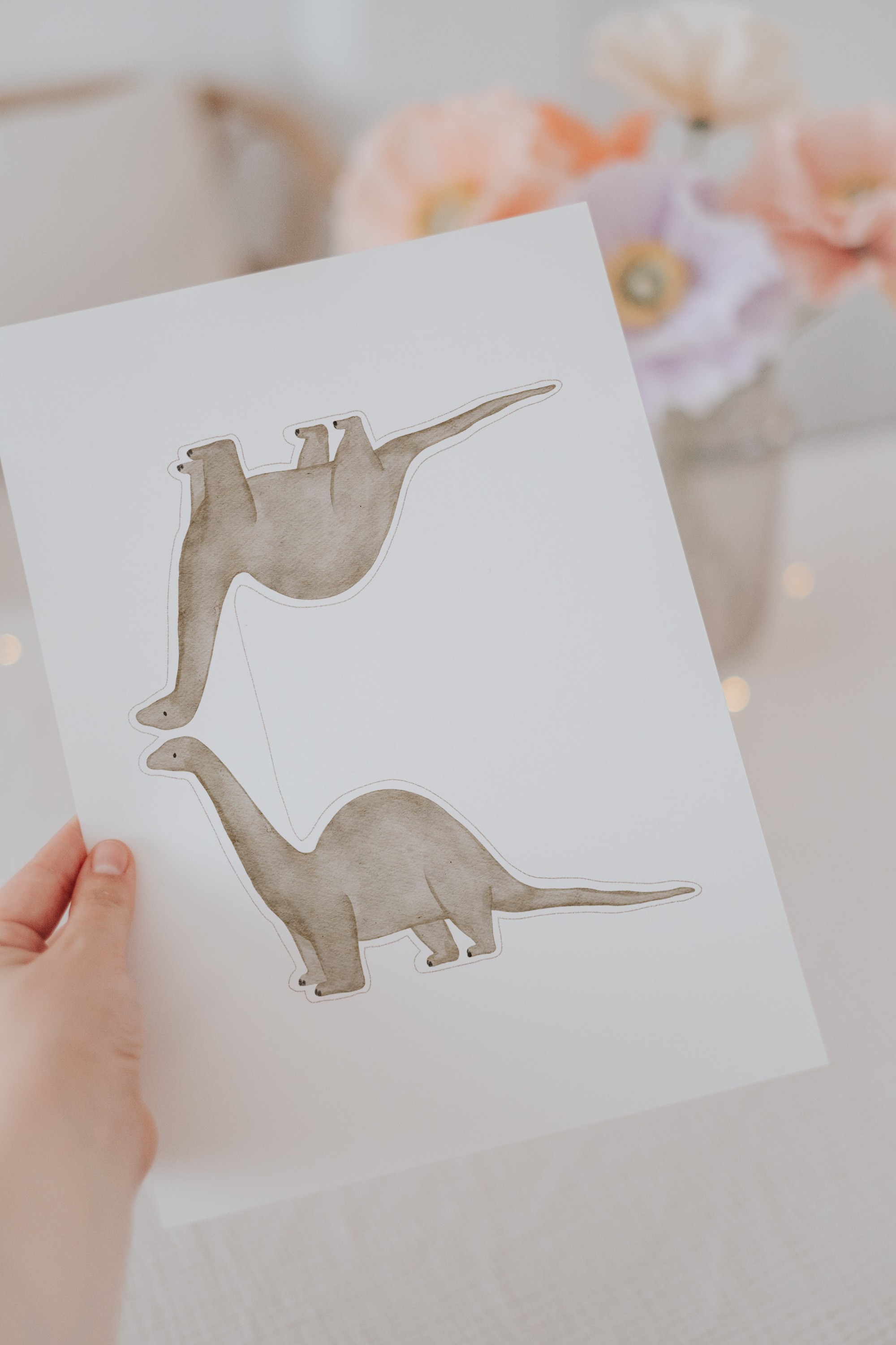 Tischdeko Dinosaurier