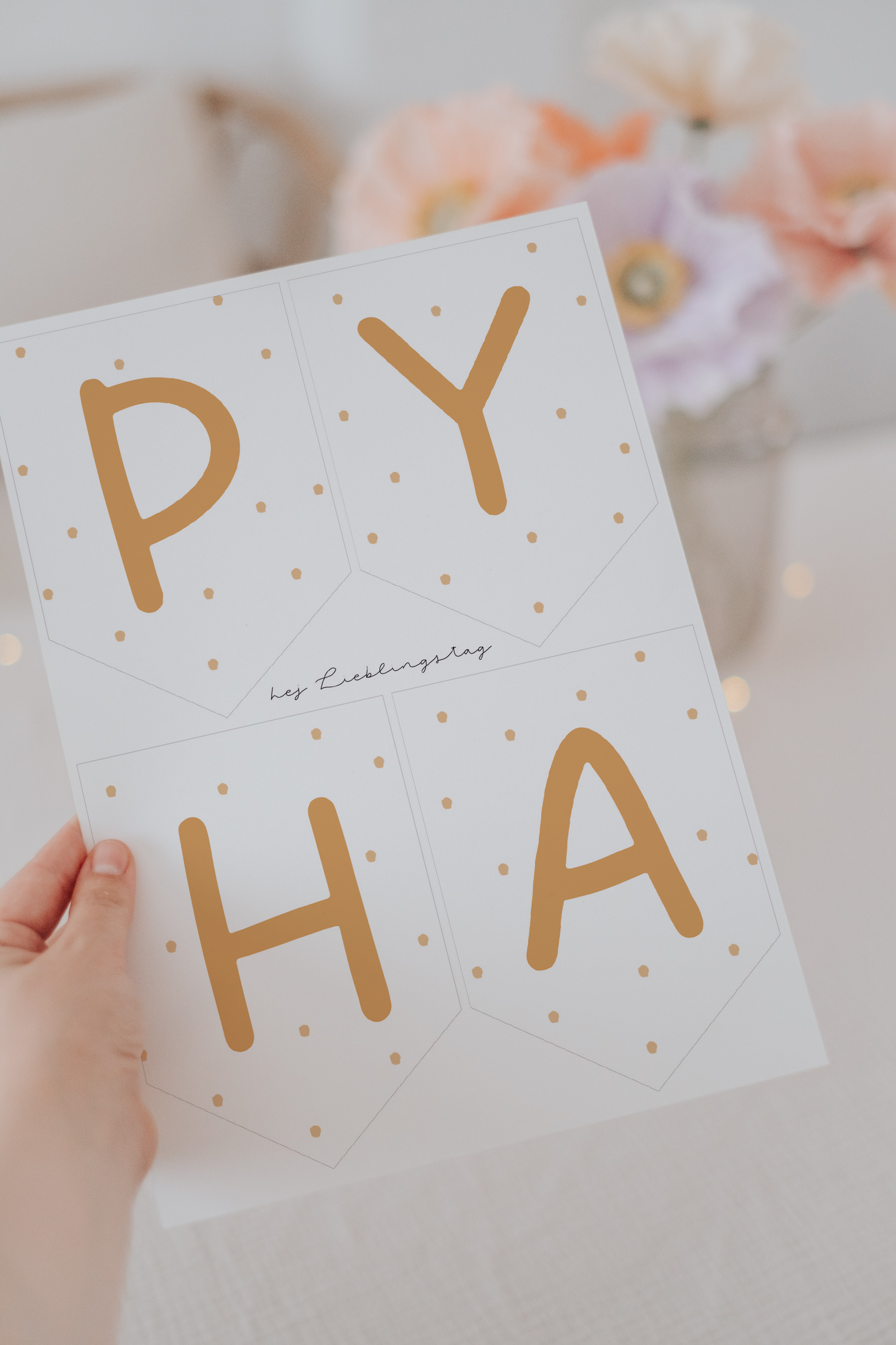 Girlande Halloween Wimpel Kürbis & Gespenst