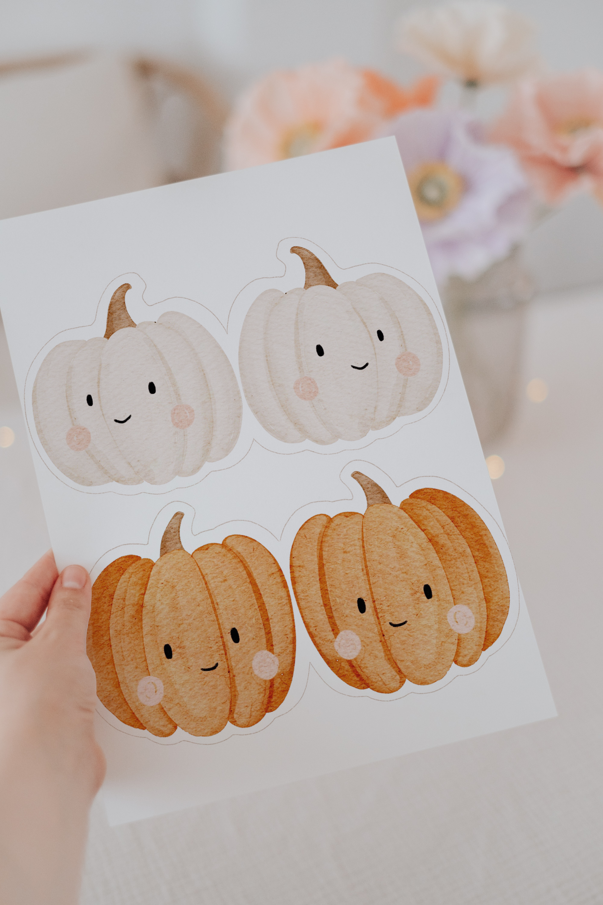 Einladung Halloween Kürbis & Gespenst | Variante Kürbis