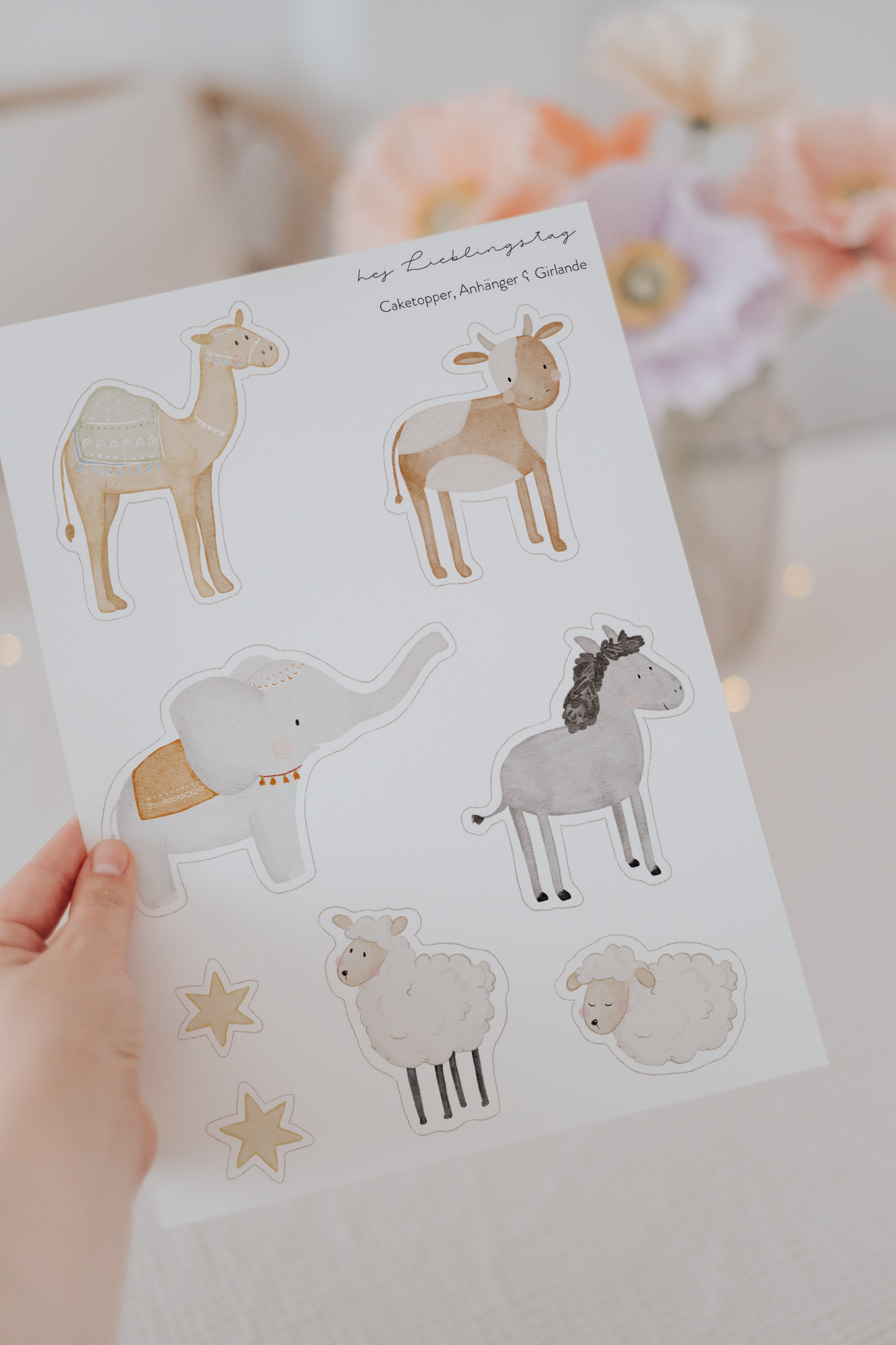 Stecker für Adventskranz Weihnachten Krippe