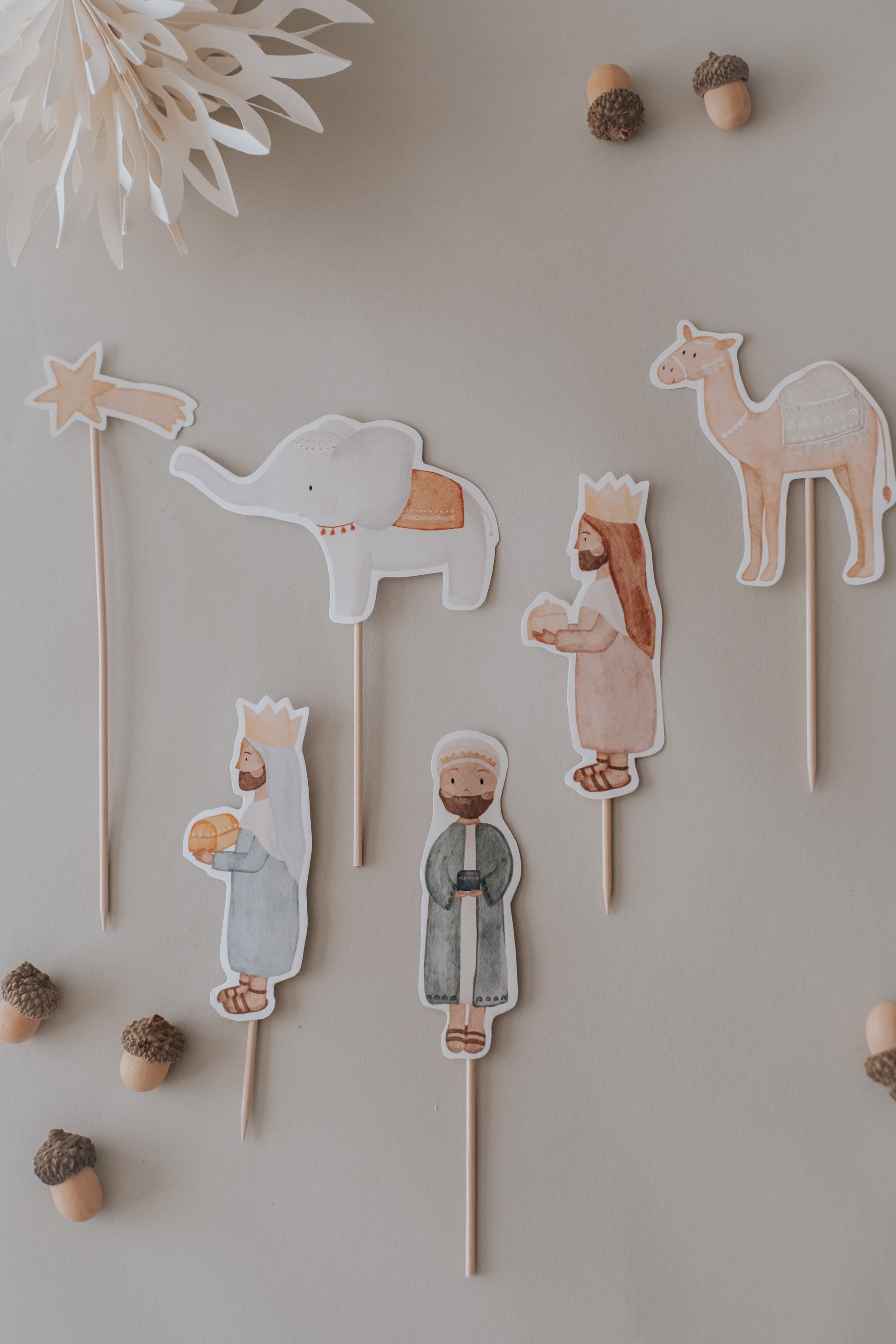 Caketopper Weihnachten Krippe