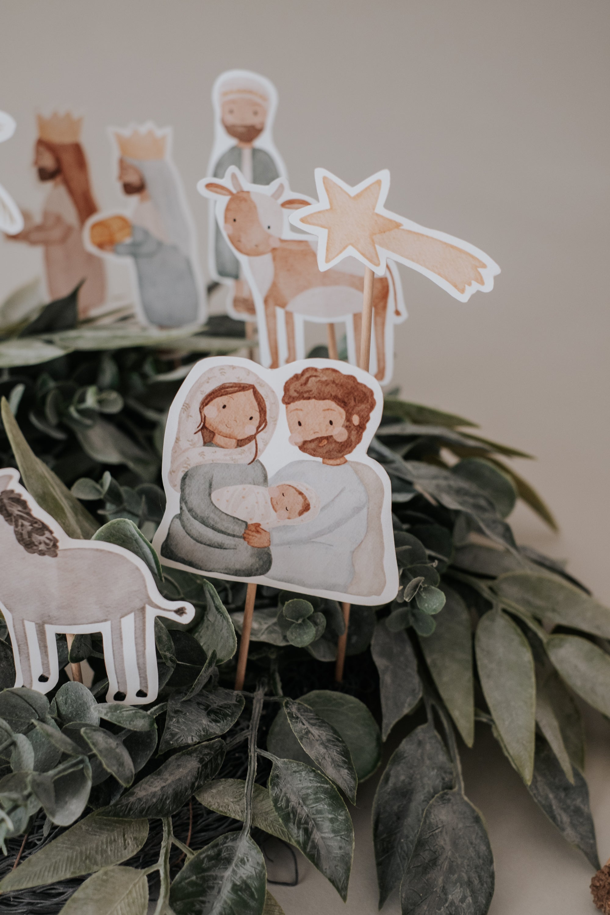 Caketopper Weihnachten Krippe