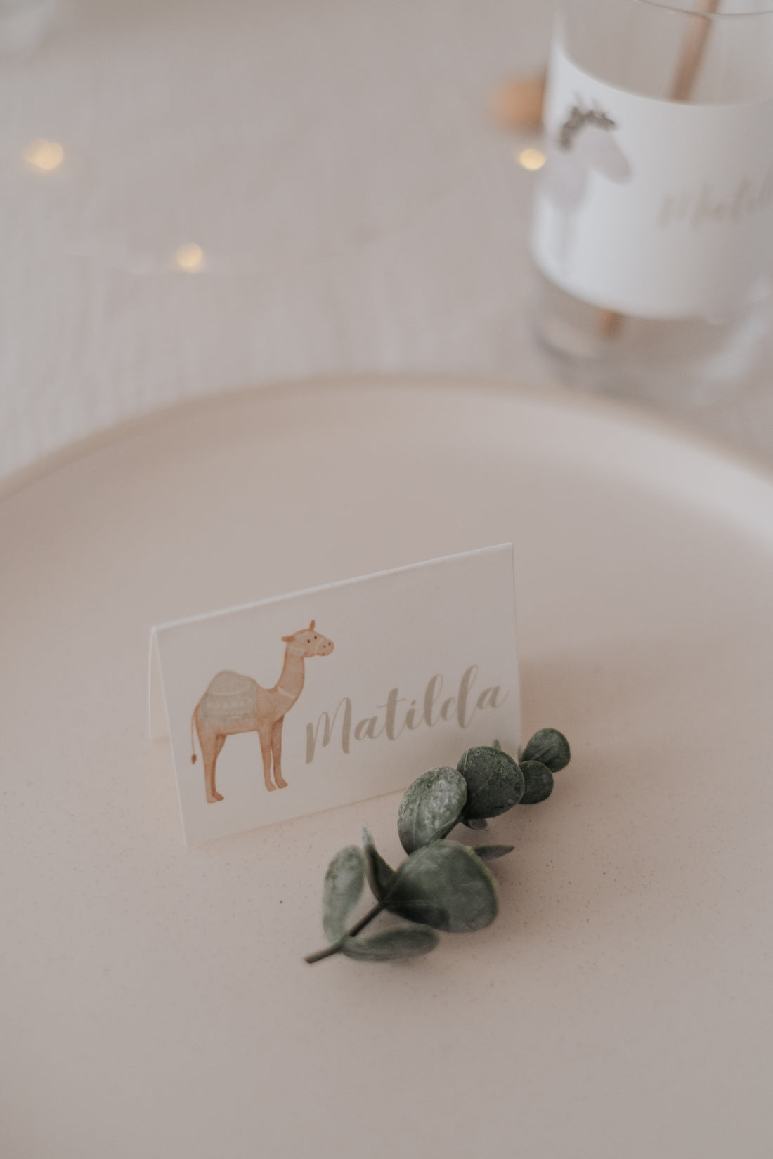 Tischkärtchen Weihnachten Krippe