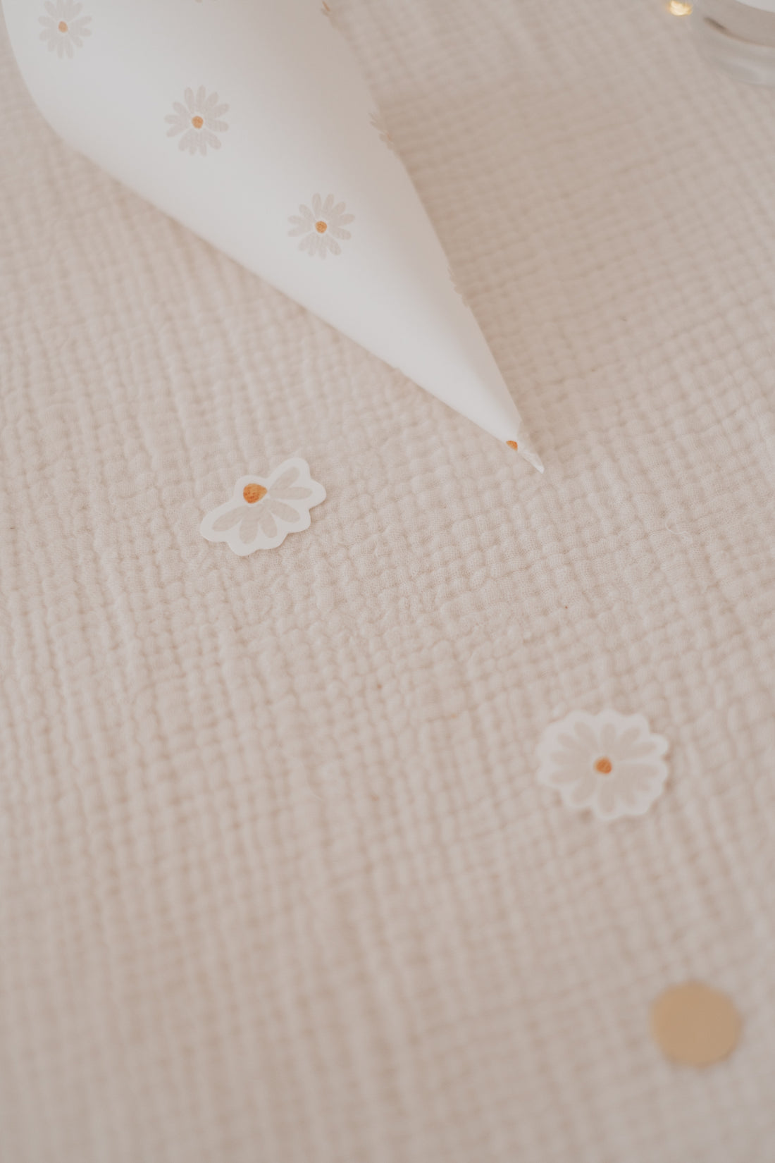 Tischdeko Gänseblümchen